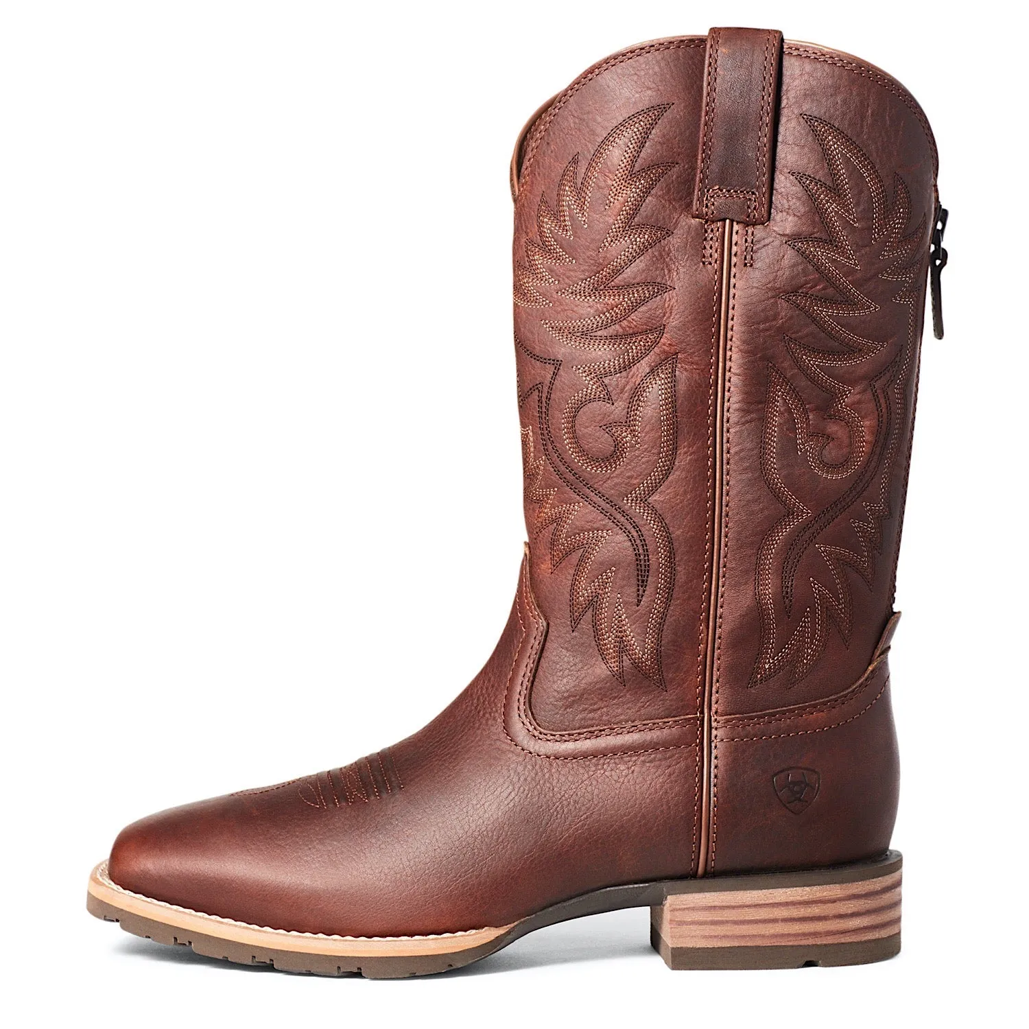 Ariat Bottes Western Hybrid Big Boy à Fermeture Éclair Arrière Peanut Chaussures Ariat