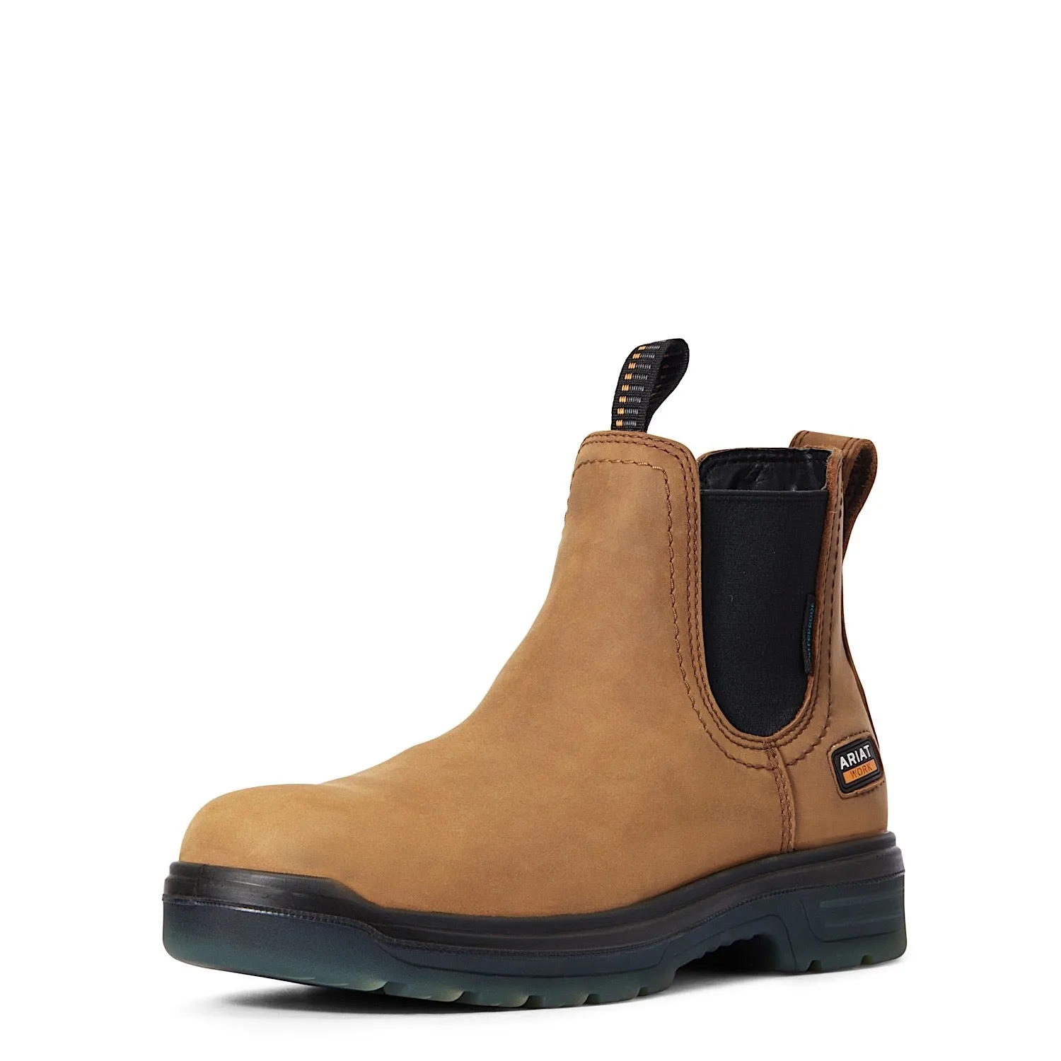 Botte de travail imperméable Chelsea Turbo pour hommes Ariat - Écorce vieillie - Chaussures Ariat