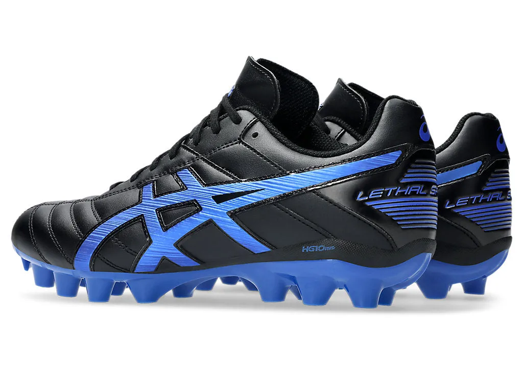 ASICS Chaussures de Football LETHAL RS 2 SPEED Noir/Bleu pour Homme_Mens-Asics