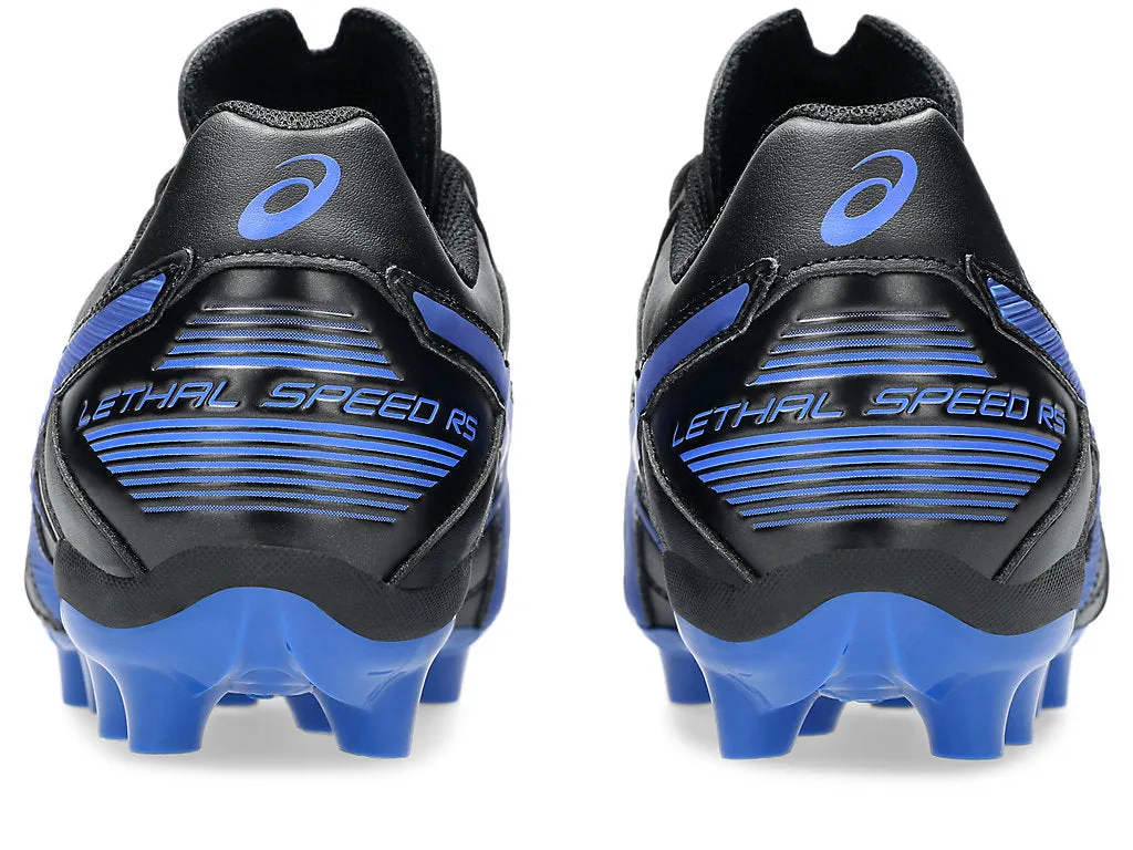 ASICS Chaussures de Football LETHAL RS 2 SPEED Noir/Bleu pour Homme_Mens-Asics