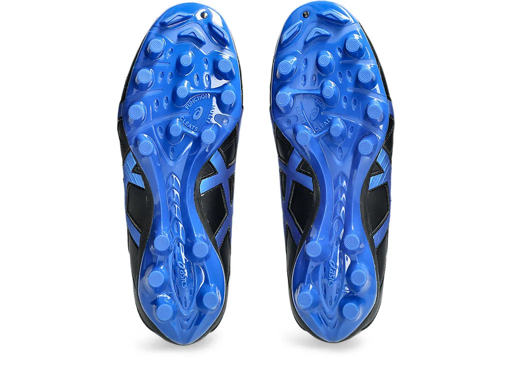 ASICS Chaussures de Football LETHAL RS 2 SPEED Noir/Bleu pour Homme_Mens-Asics
