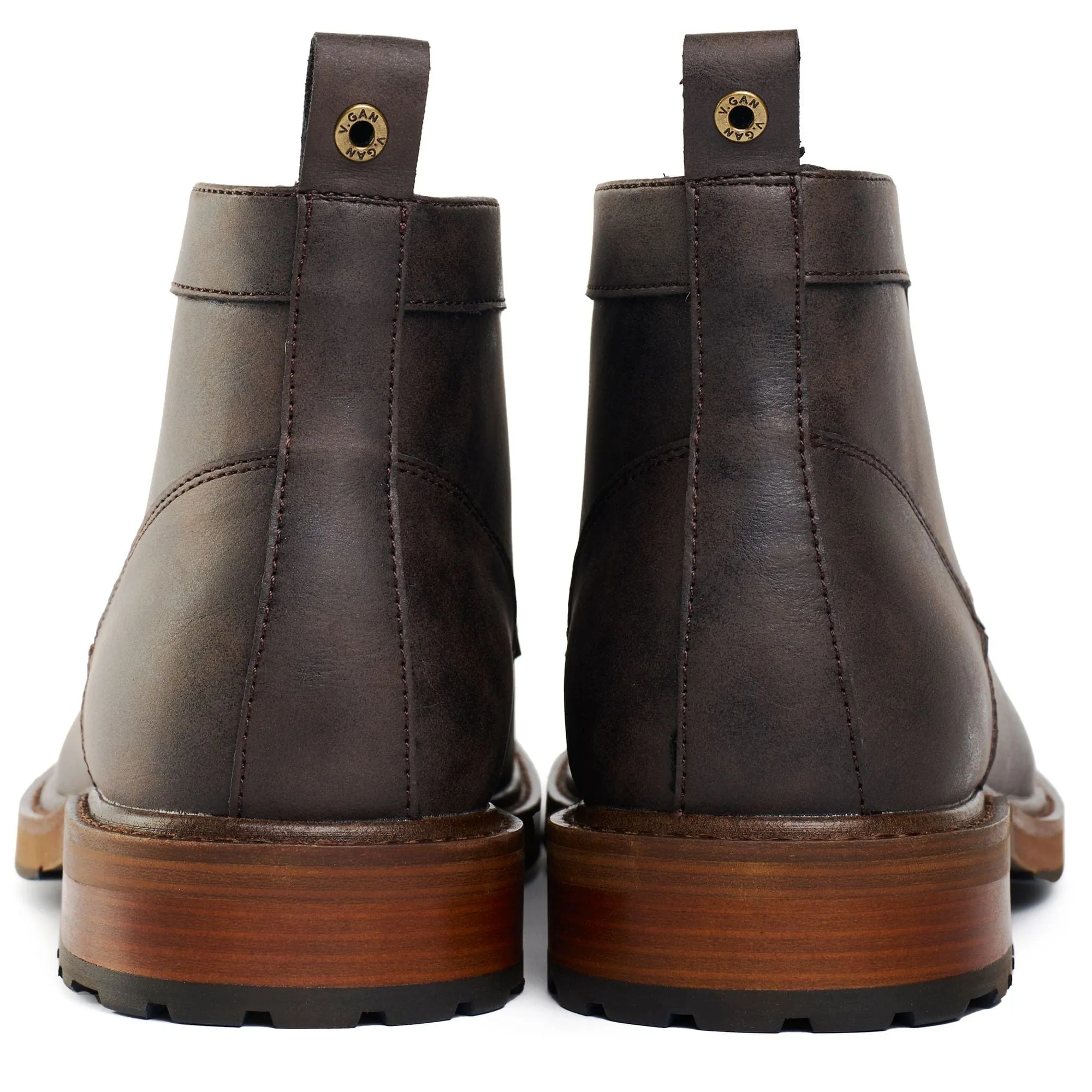 Bottes Chukka en Simili-Cuir pour Homme Aspar | Marron