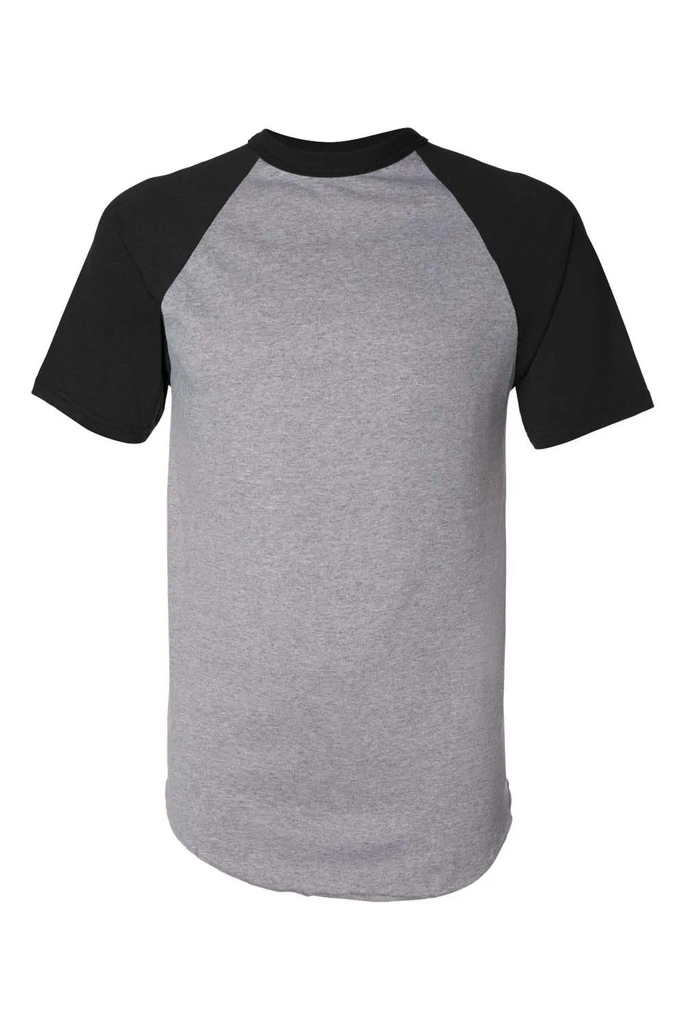 T-shirt à manches courtes pour hommes Augusta Sportswear - Gris chiné/Noir