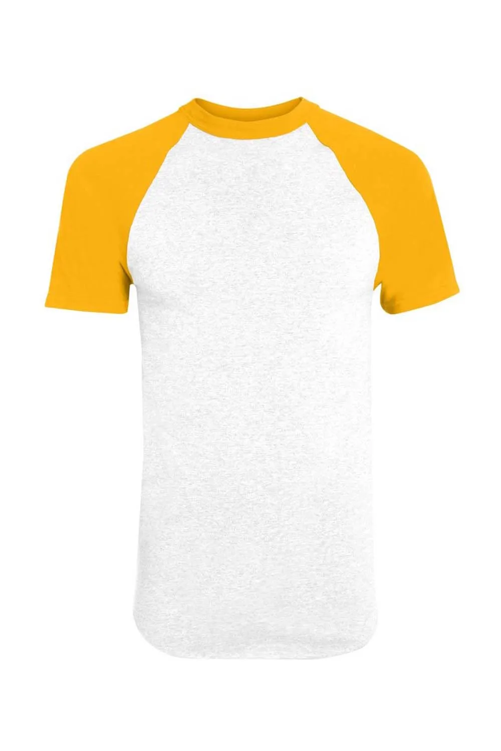T-shirt à manches courtes pour hommes Augusta Sportswear - Blanc/Or