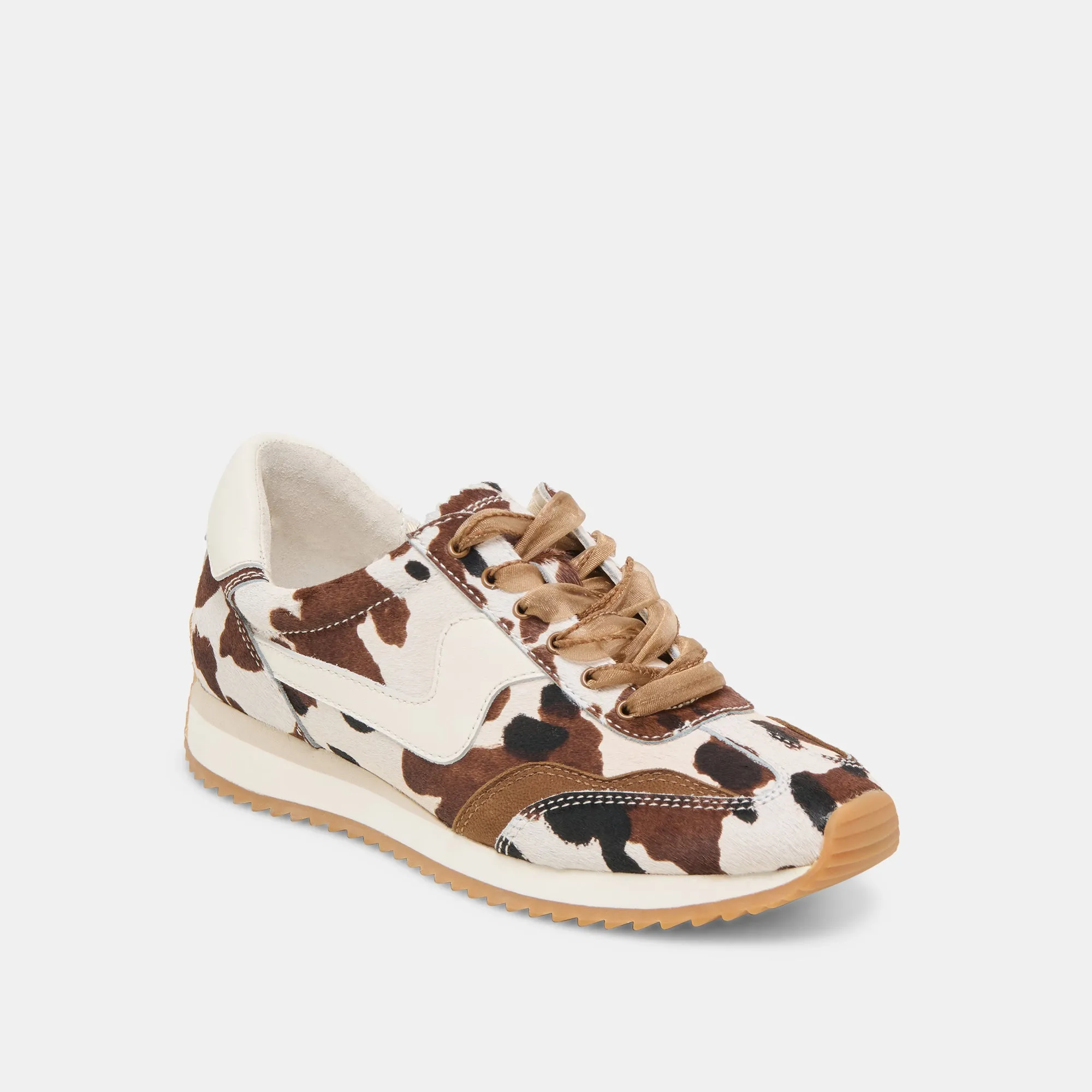 B.NTCD SNEAKERS COCOA TAURUS POIL DE VEAU