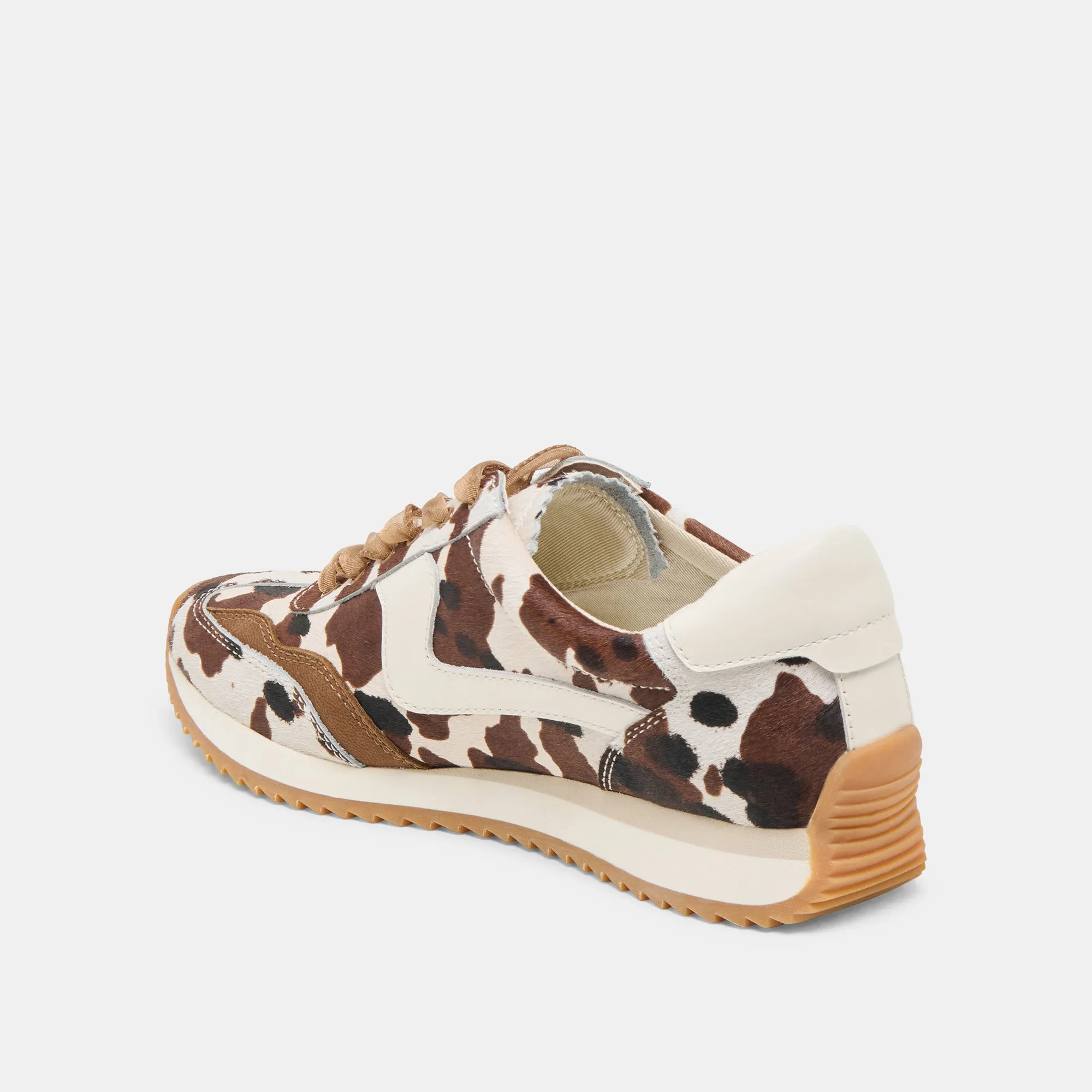 B.NTCD SNEAKERS COCOA TAURUS POIL DE VEAU