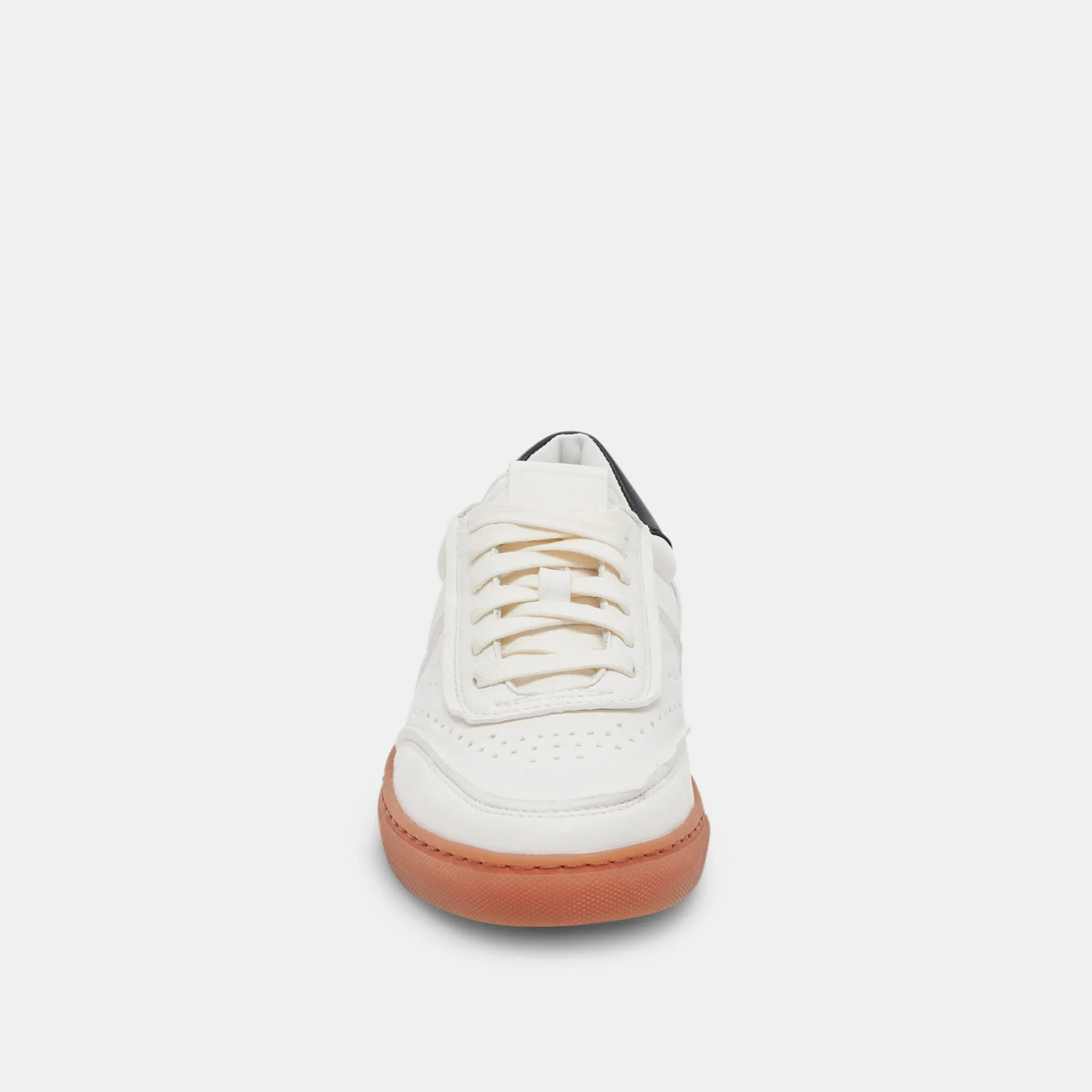 BODEN SNEAKERS BLANC NOIR CUIR