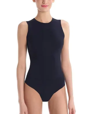 Bonded Signature Bodysuit In Black