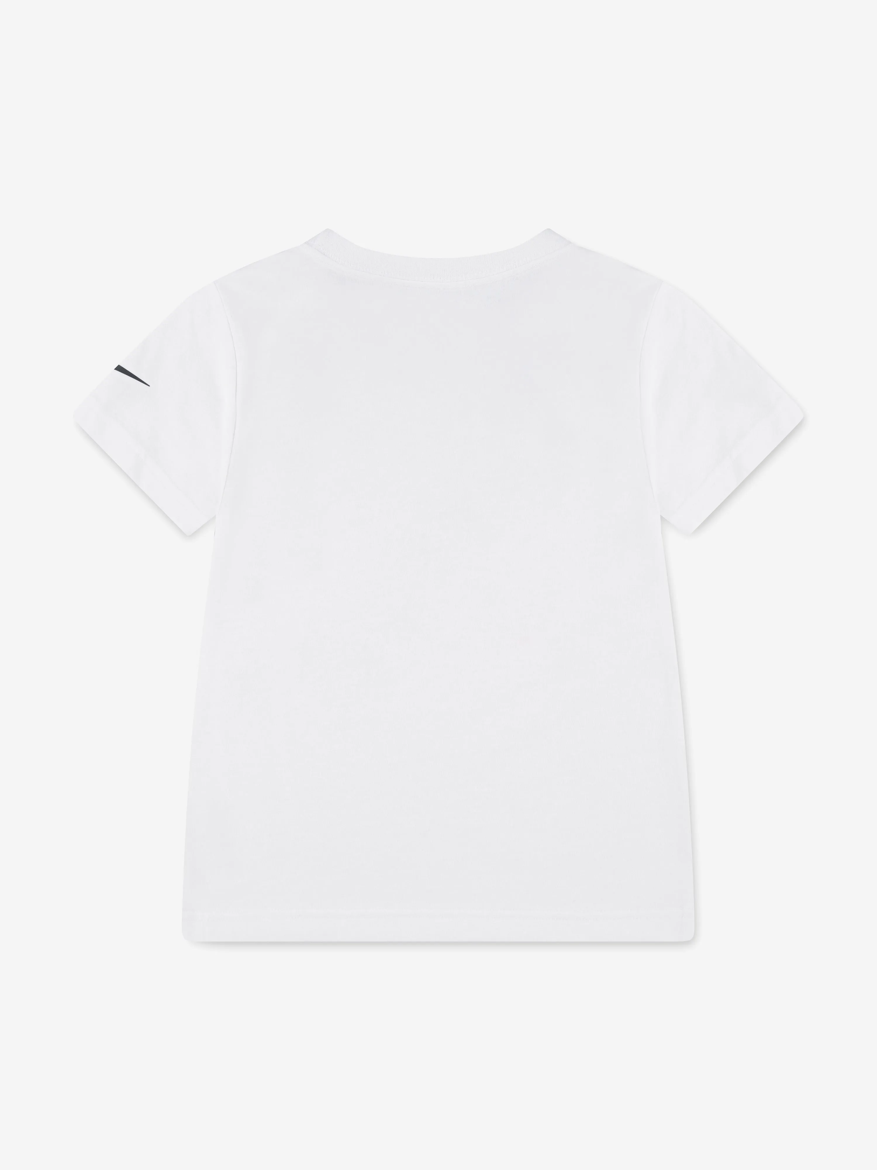 T-shirt Sport pour Garçons avec Swoosh en Blanc