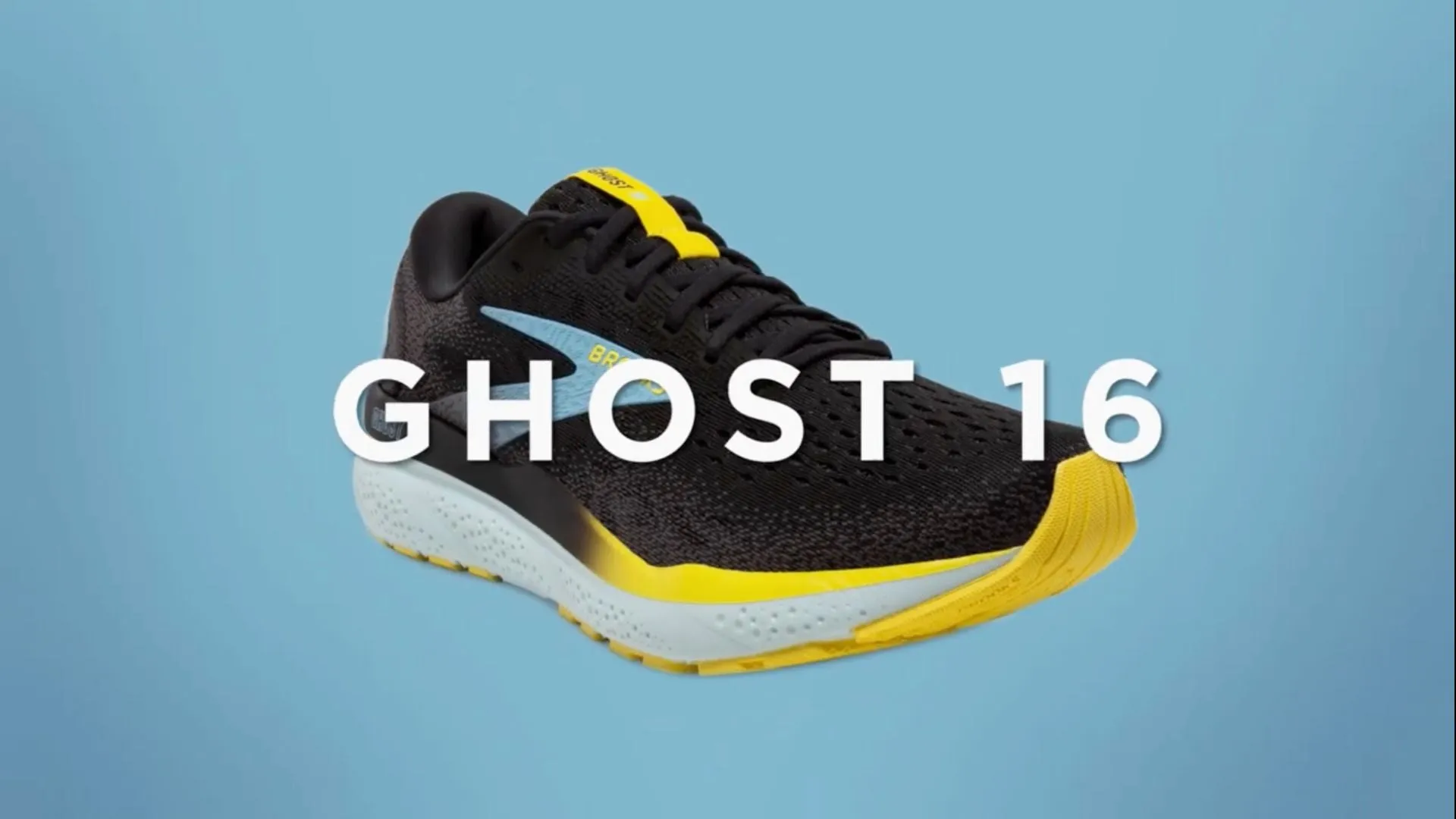 Brooks Ghost 16 - Noir - Fer Forgé - Bleu