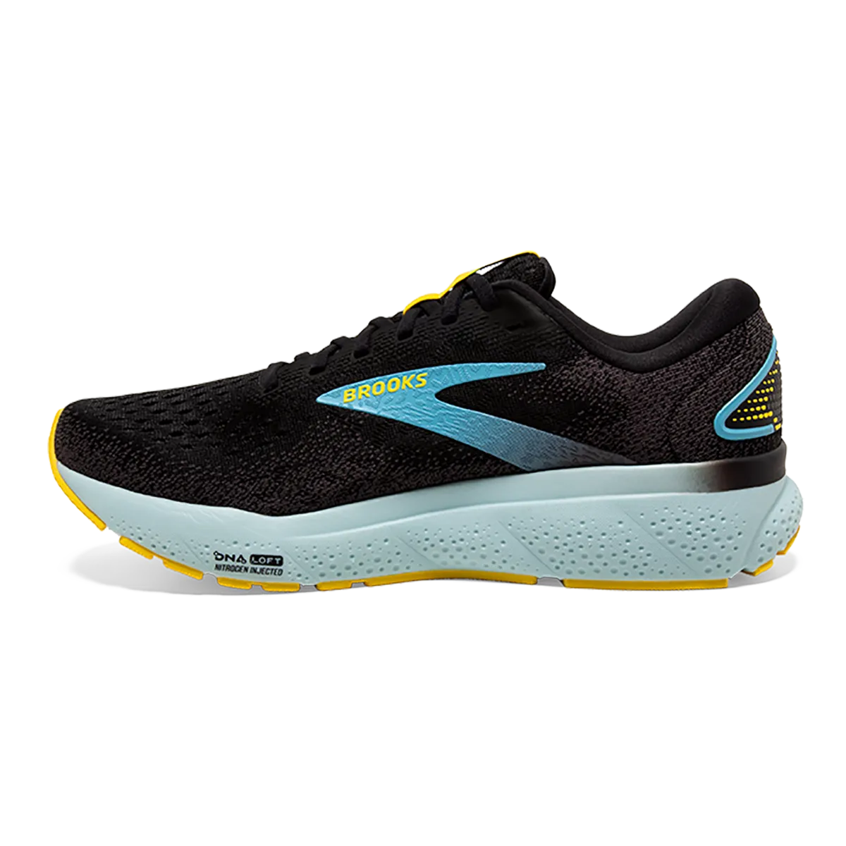Brooks Ghost 16 - Noir - Fer Forgé - Bleu