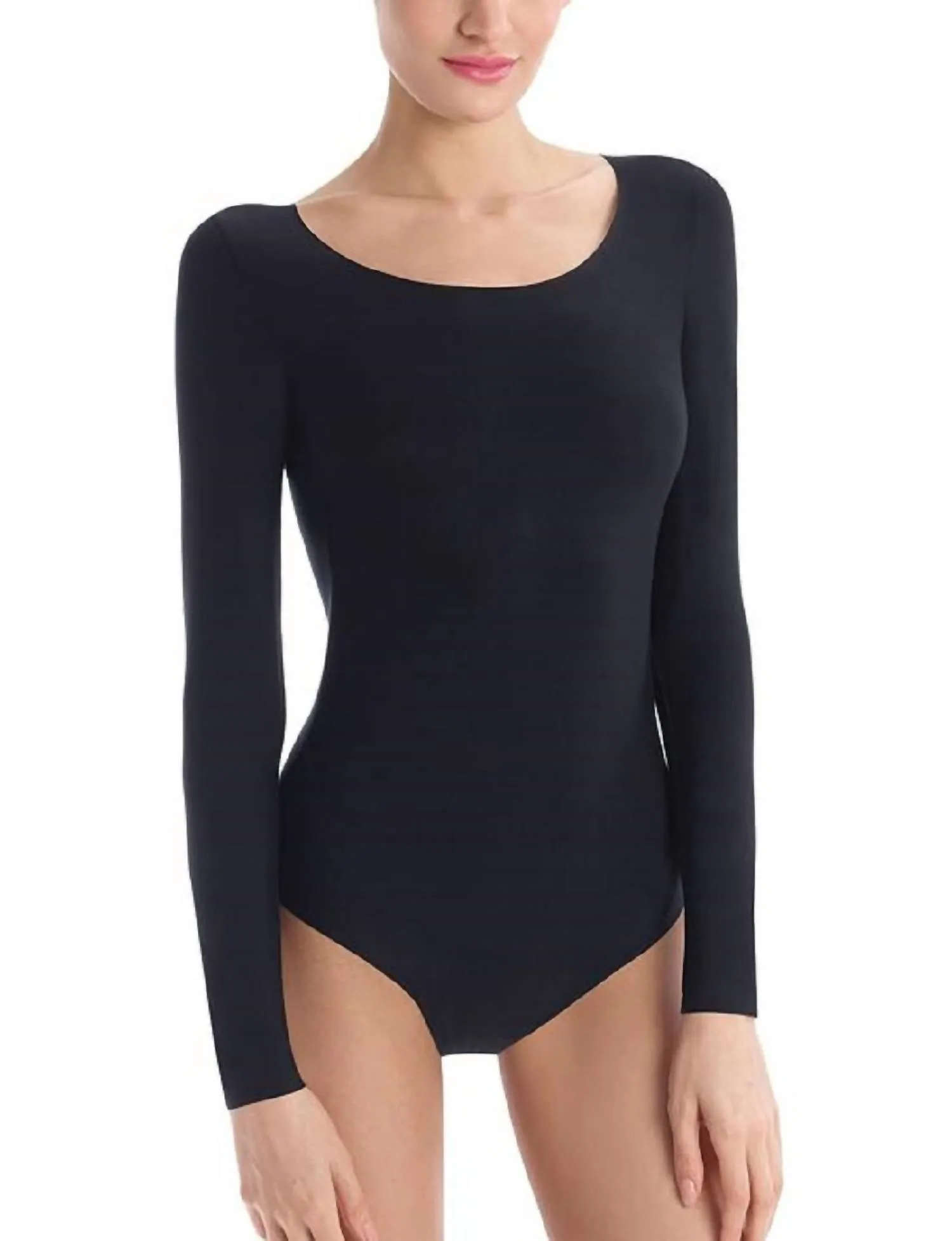 Bodysuit à manches longues Butter en noir