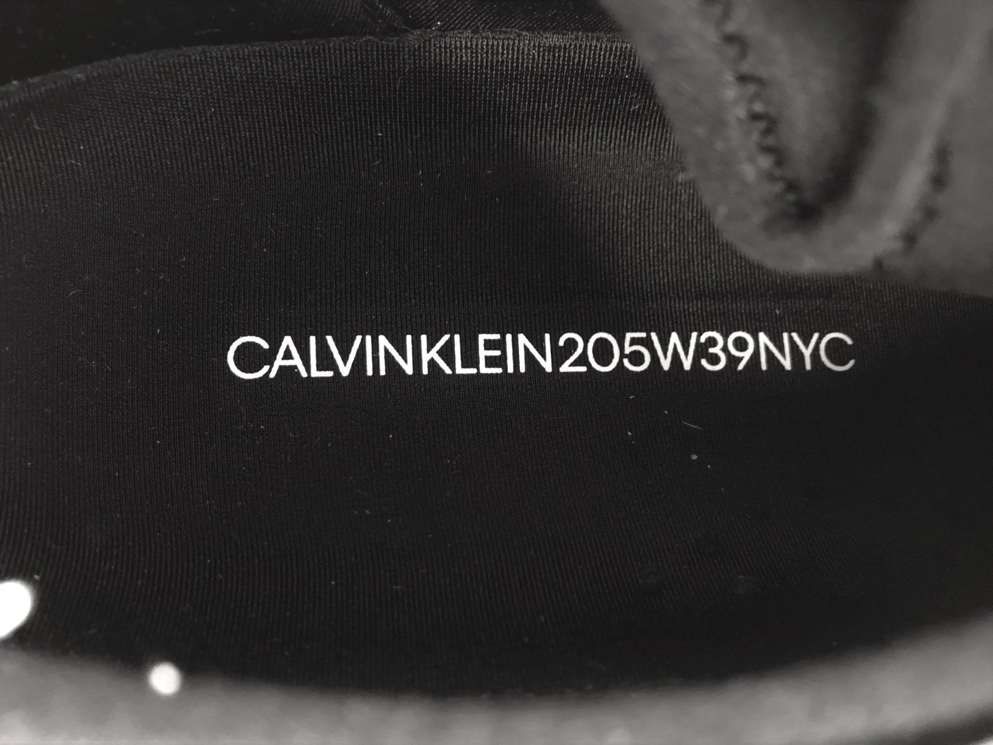 Calvin Klein 205W39NYC Carla Sneakers Carbone/Noir/Blanc Taille 8