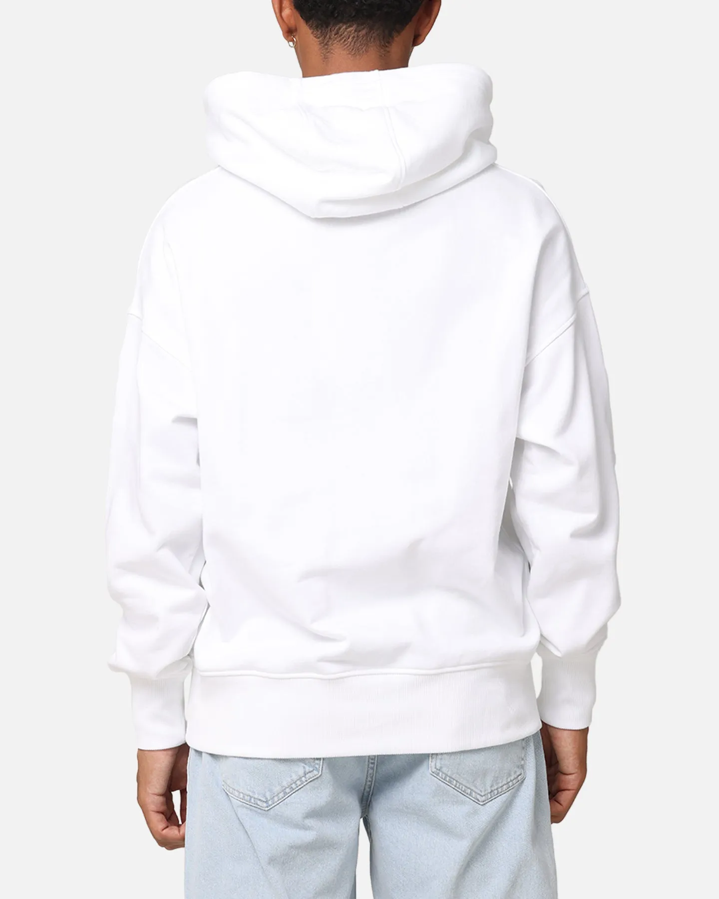 Calvin Klein Sweat à capuche graphique avec motif de blocage Blanc brillant