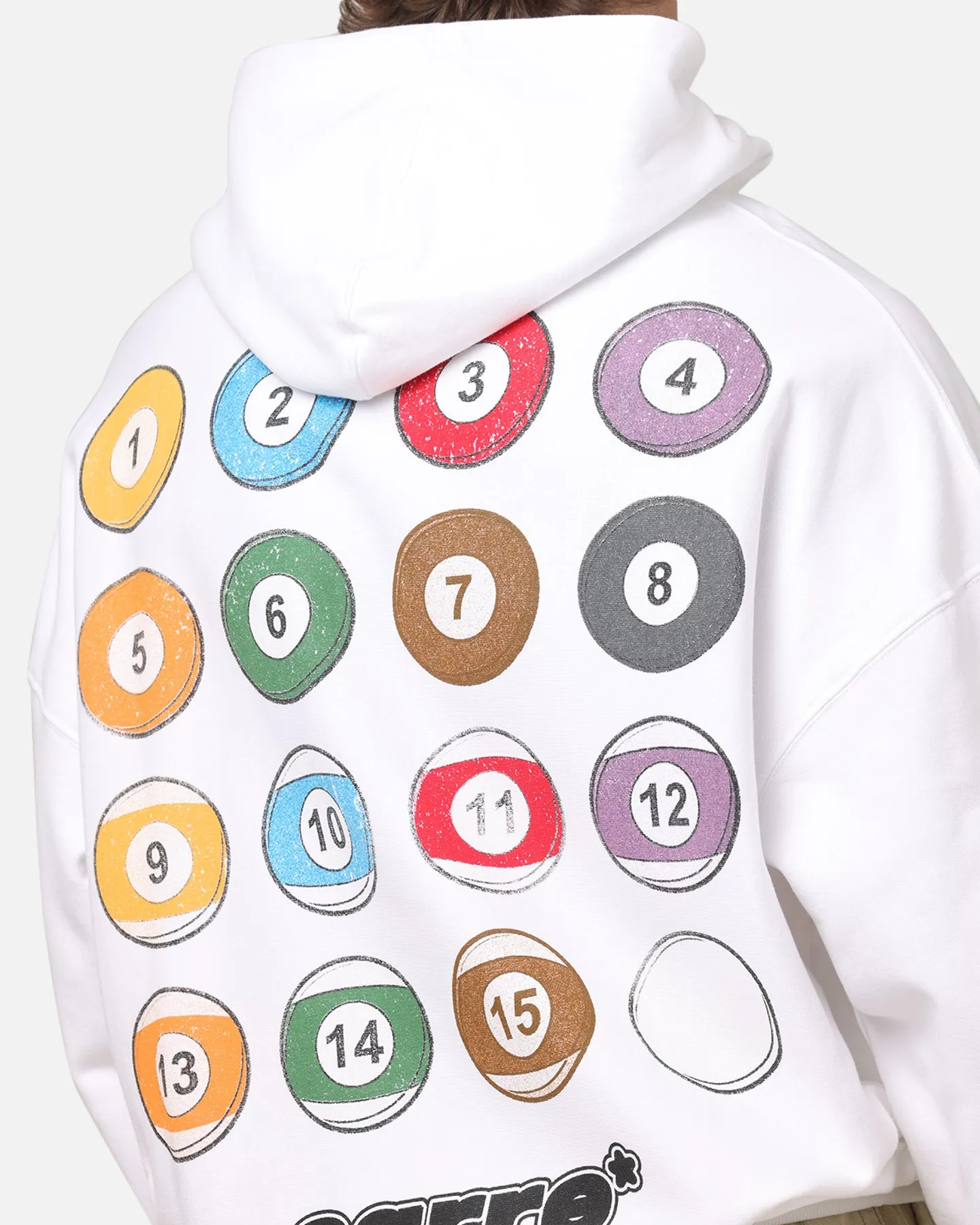 Carre Break Hoodie Blanc