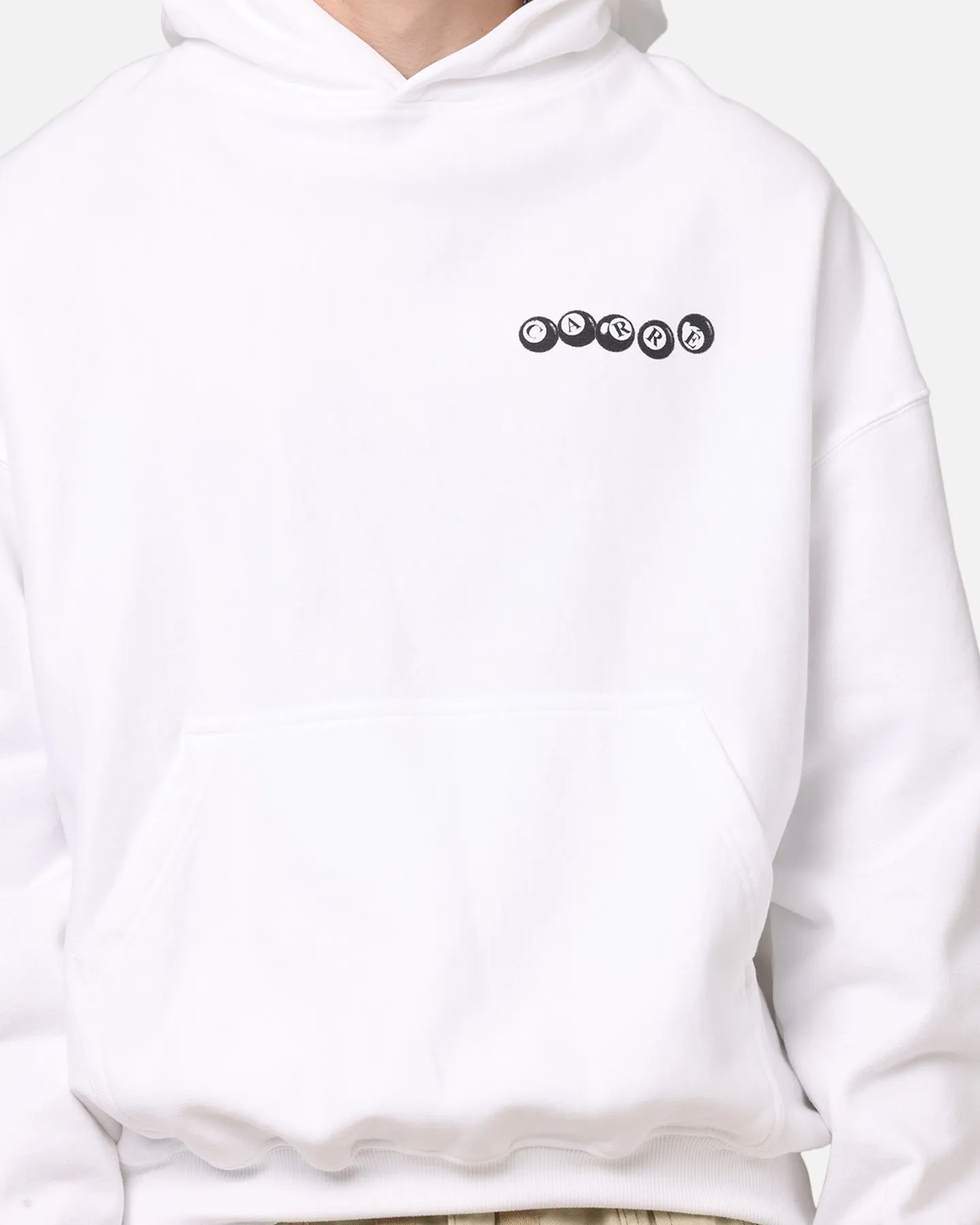 Carre Break Hoodie Blanc