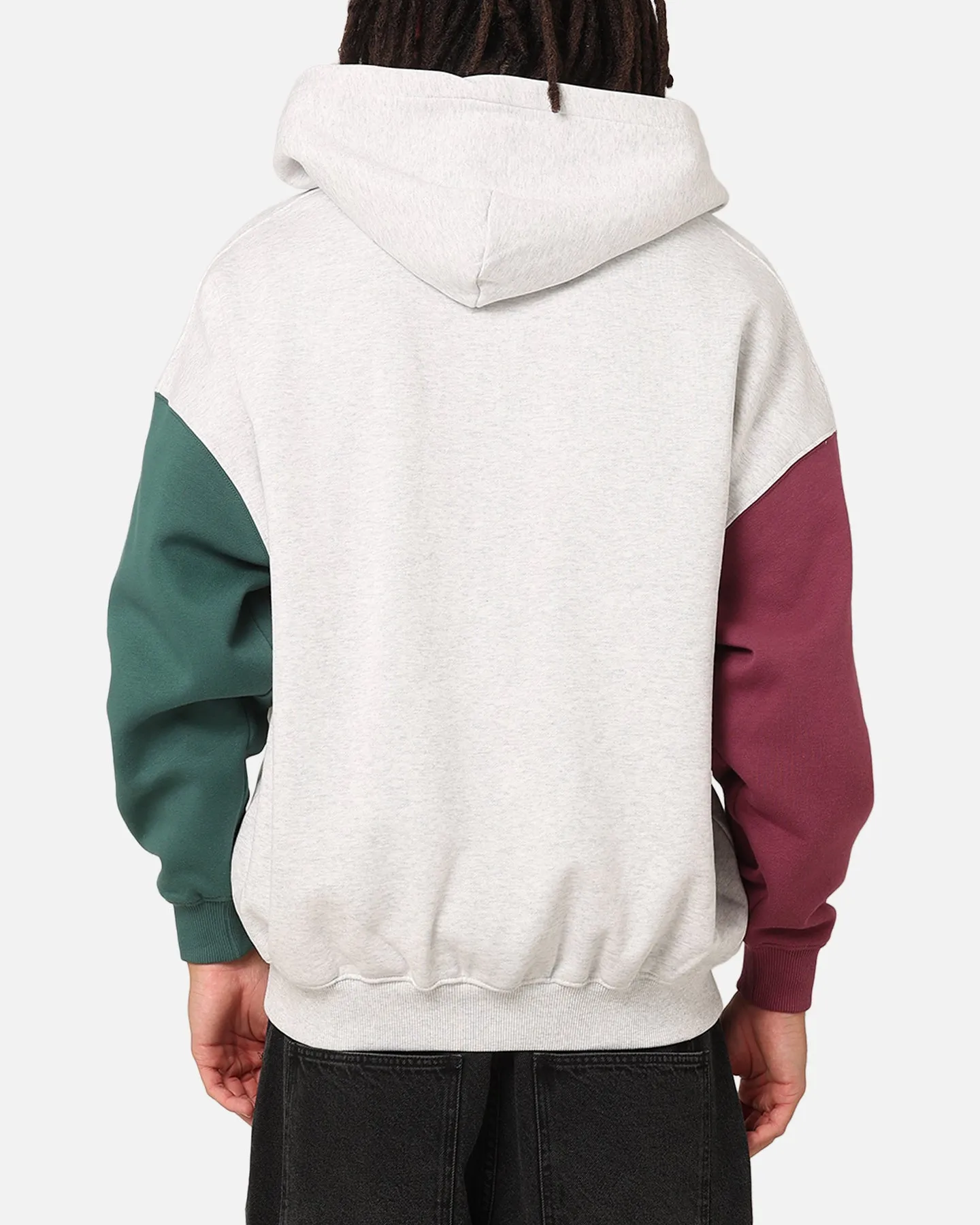 Pull à capuche Carre Floral à fermeture éclair complète Multi