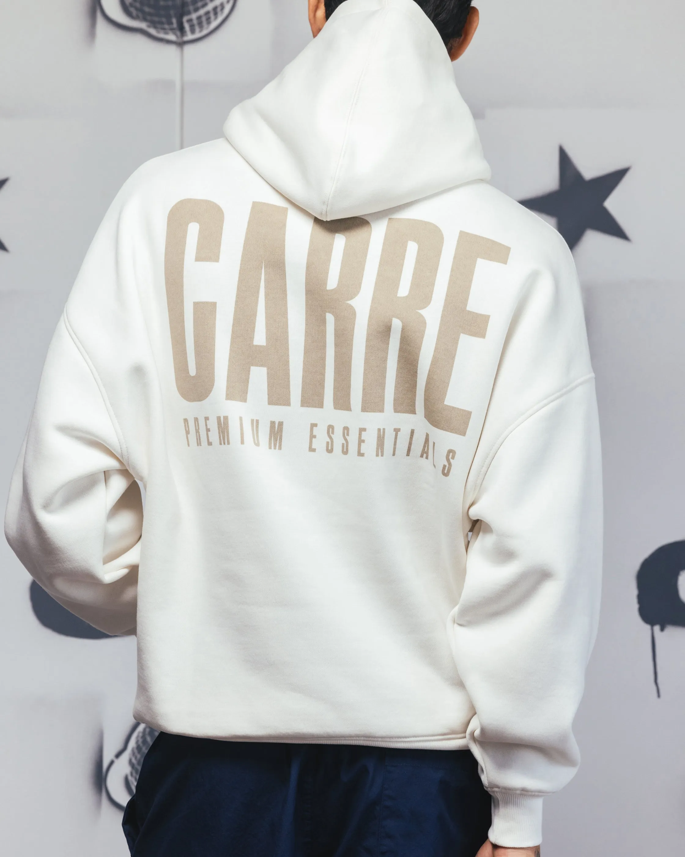 Carre Premium Essentials Hoodie Crème