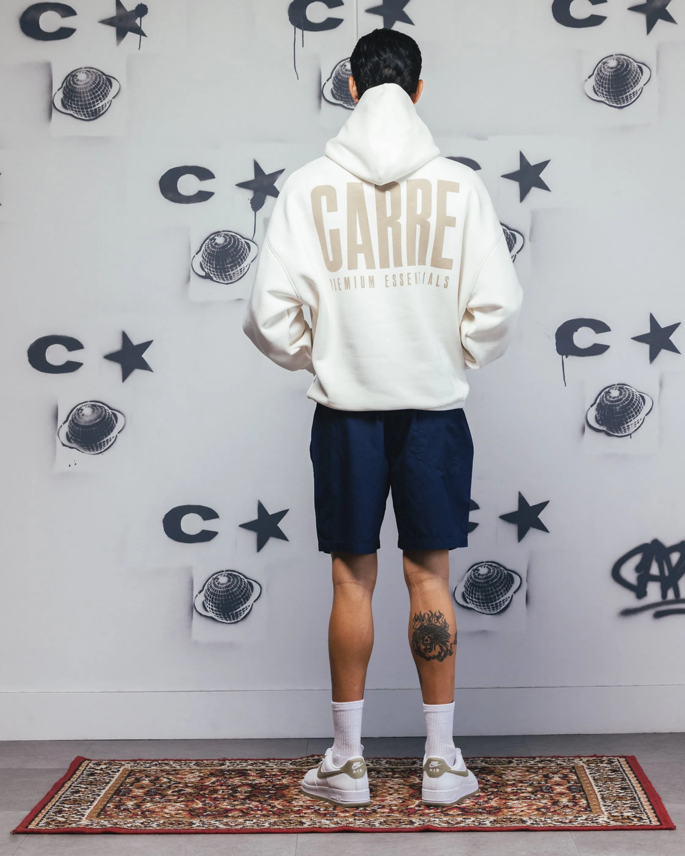 Carre Premium Essentials Hoodie Crème