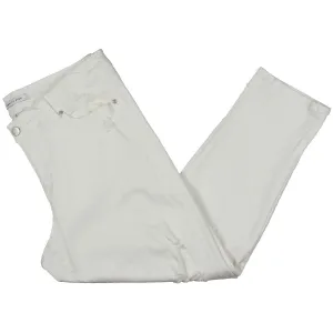 Celebrity Pink Womens Straight Leg Distressed Girlfriend Jeans