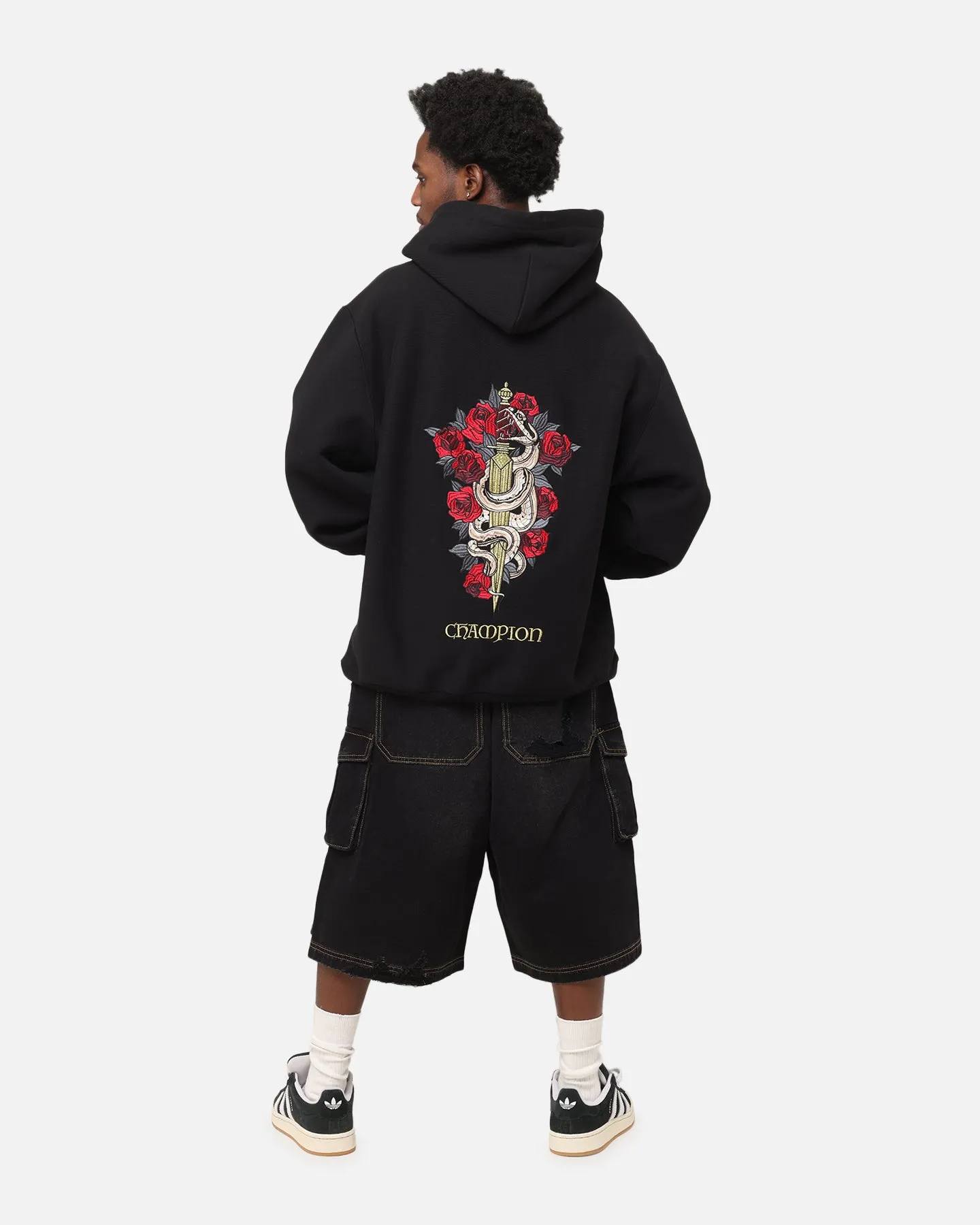 Champion Reverse Weave Sweat à capuche Nouvel An lunaire Noir