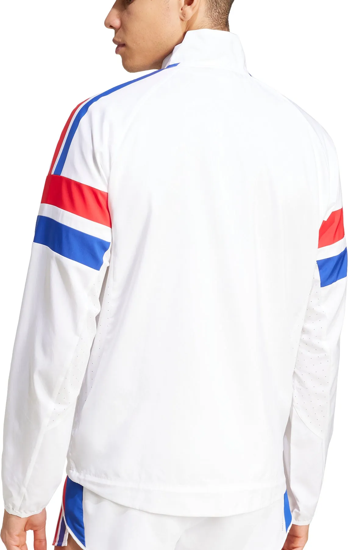 Vêtements Adidas Homme Veste de course Adizero Retro pour hommes - Blanc