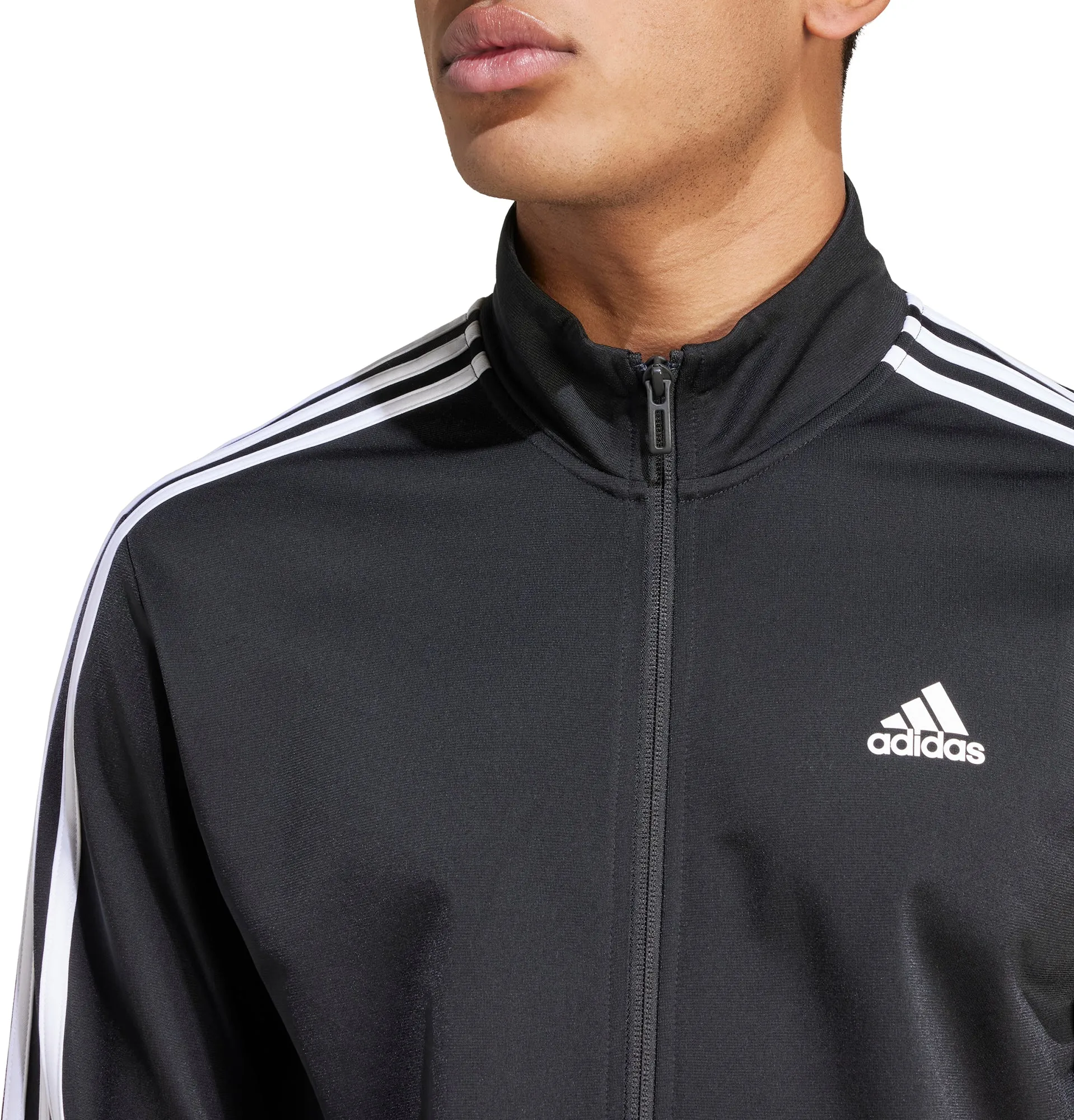 Vêtements Adidas Hommes Veste de survêtement adidas Essentials Warm Up à 3 bandes pour homme - Noir