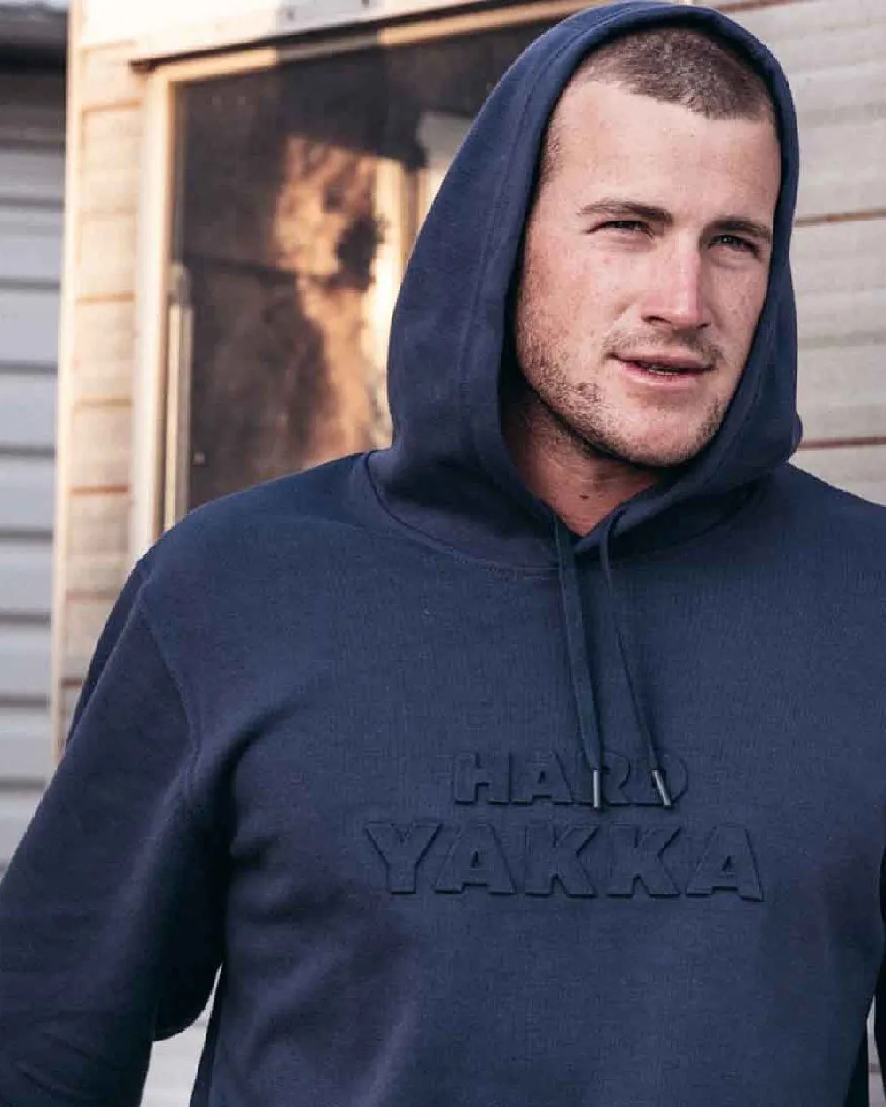 Vêtement Hard-Yakka Pull à capuche en molleton embossé