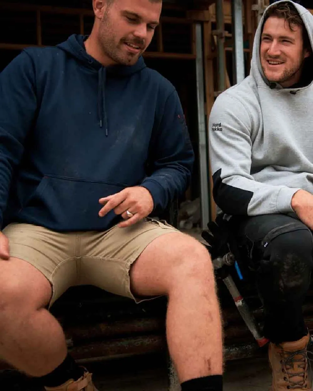 Vêtement Hard-Yakka Sweat à capuche en polaire brossée pour hommes