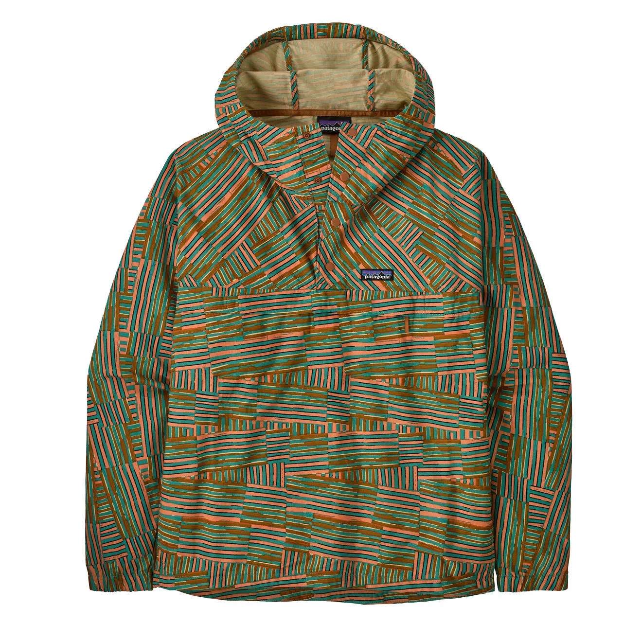 Vêtements Patagonia Vestes Hommes Patagonia Funhoggers Anorak Quilty Fitz / Vert Heartleaf