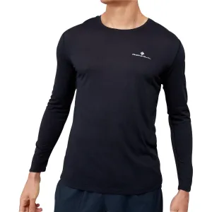 Clothing Ronhill  Men Ronhill Core Long Sleeve Mens Running Top - Black