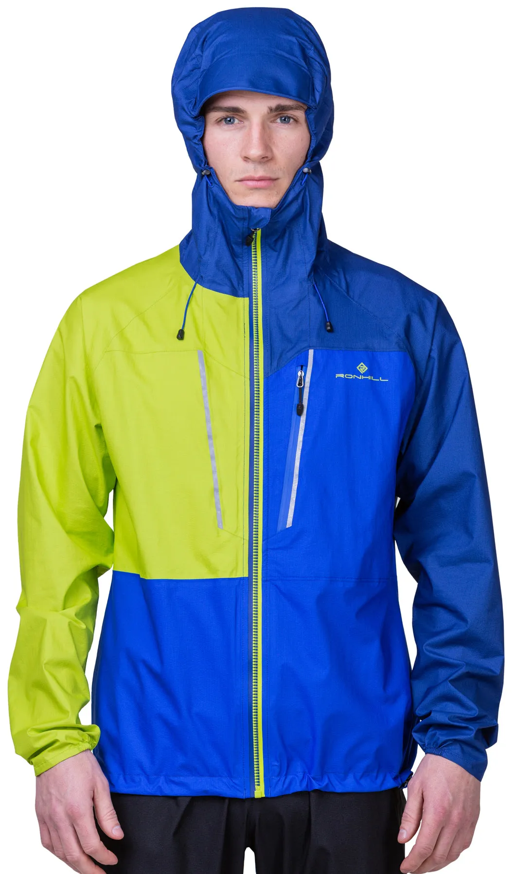 Vêtement Ronhill Homme Veste de course imperméable Ronhill Tech Fortify pour hommes - Bleu