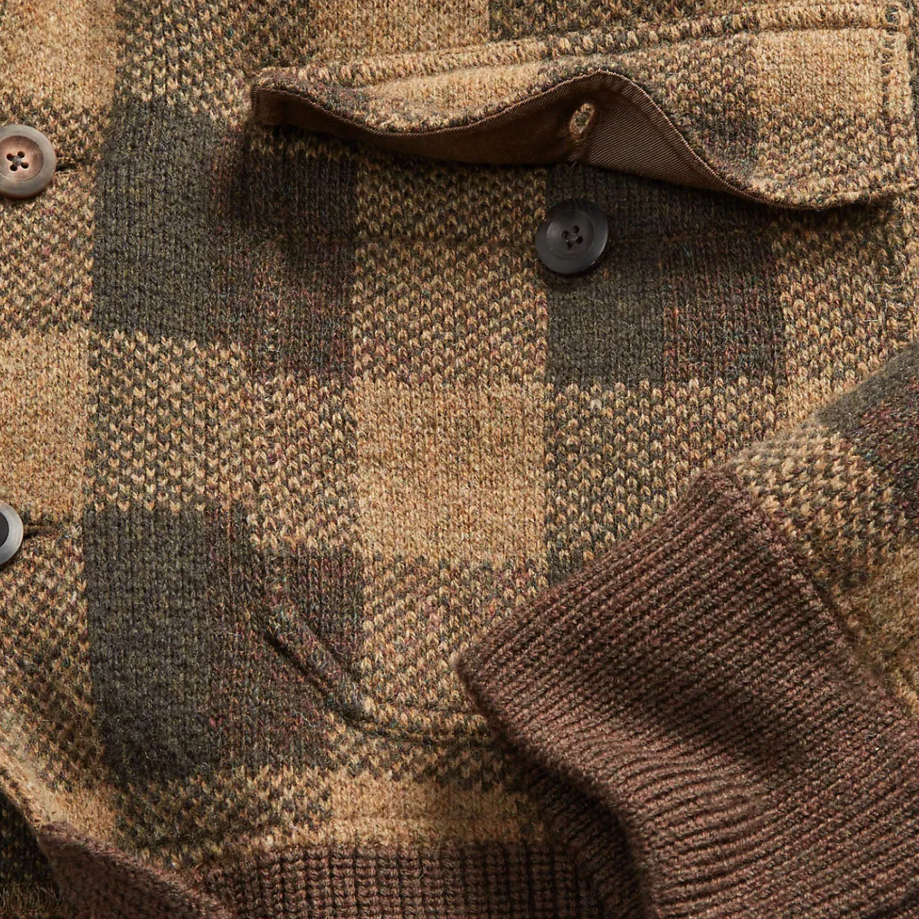 Vêtement RRL par Ralph Lauren Homme RRL par Ralph Lauren Veste en laine à carreaux Olive Multi