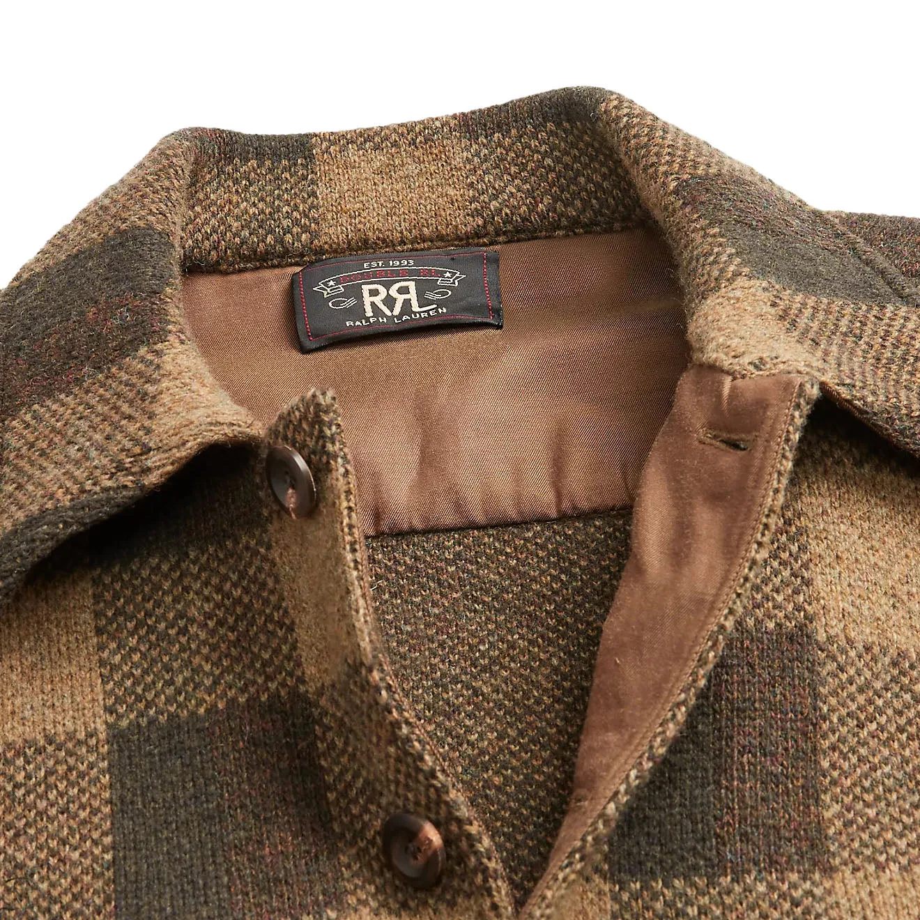 Vêtement RRL par Ralph Lauren Homme RRL par Ralph Lauren Veste en laine à carreaux Olive Multi