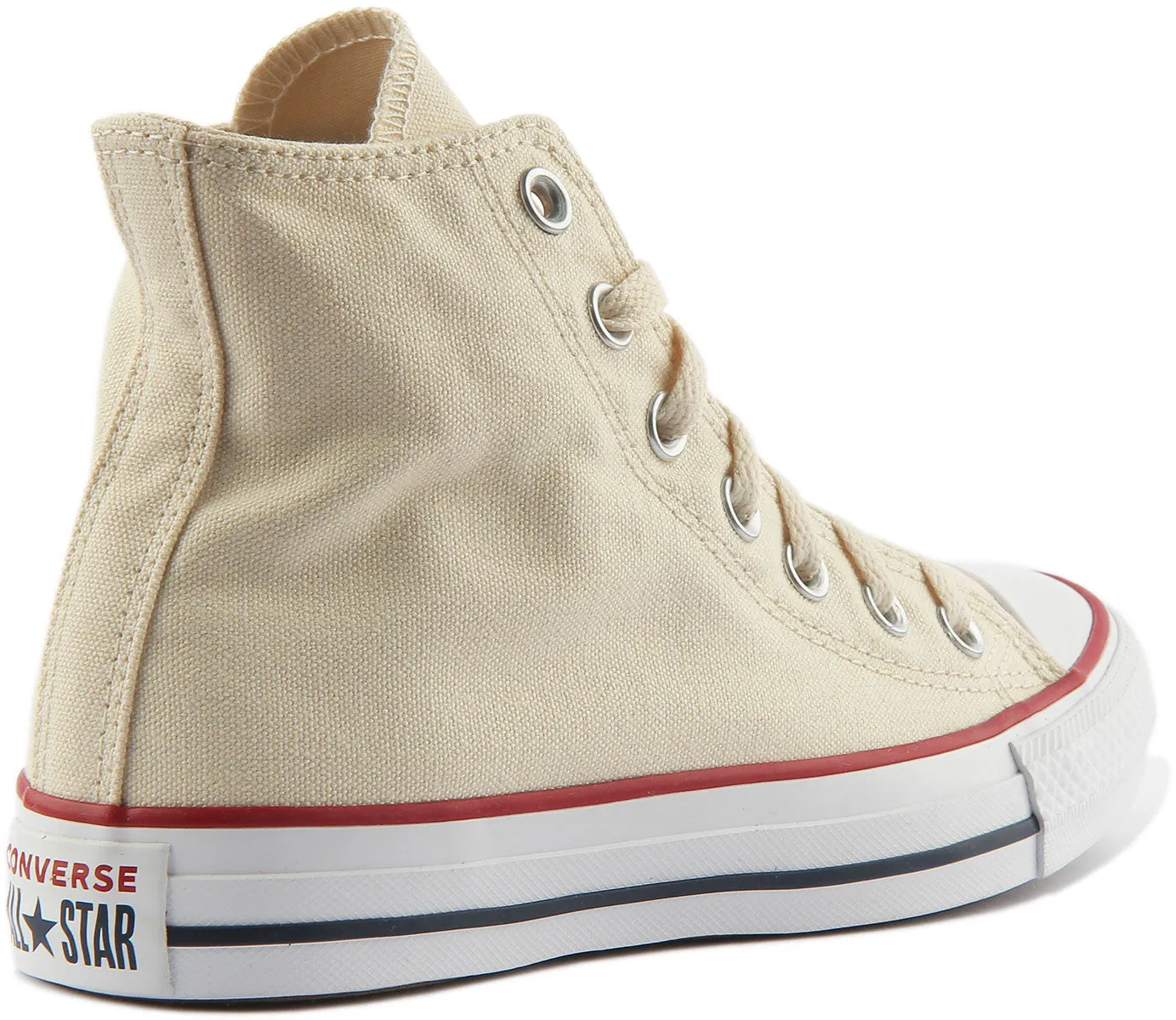Converse All Star Hi Top 159484 en couleur crème Chaussures Converse