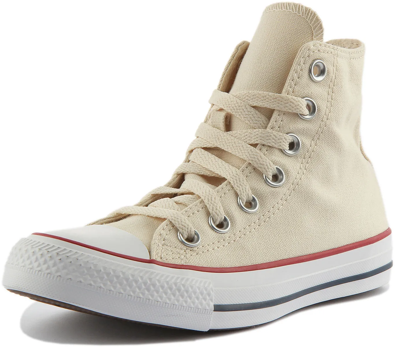 Converse All Star Hi Top 159484 en couleur crème Chaussures Converse