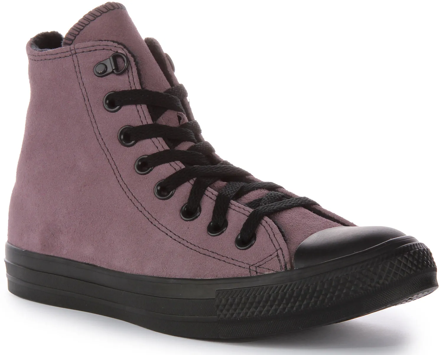 Converse All Star Hiver en Daim A05612C Chaussures en Violet Converse
