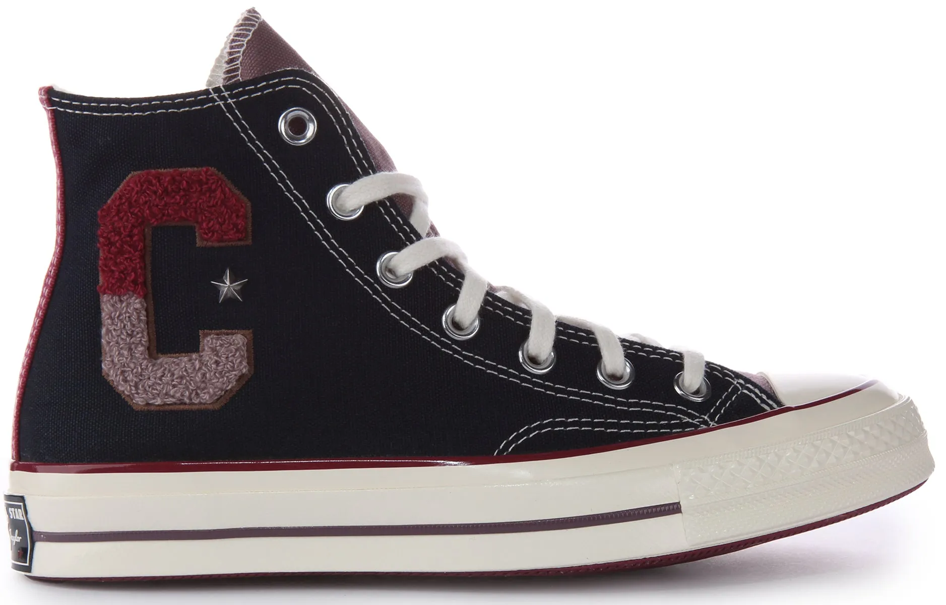 Converse Chuck 70 A07980C Chaussures Converse en Marine Rouge avec Lettre C