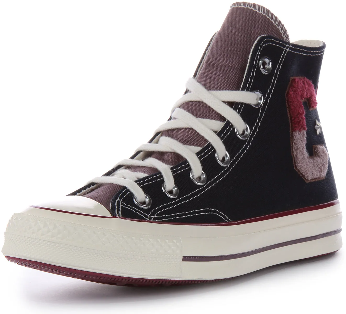 Converse Chuck 70 A07980C Chaussures Converse en Marine Rouge avec Lettre C