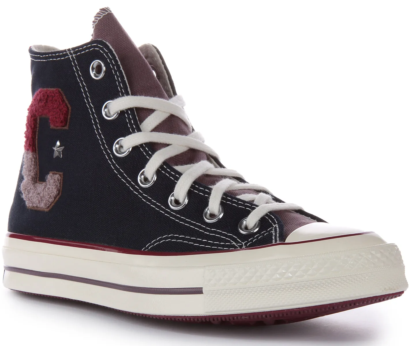 Converse Chuck 70 A07980C Chaussures Converse en Marine Rouge avec Lettre C