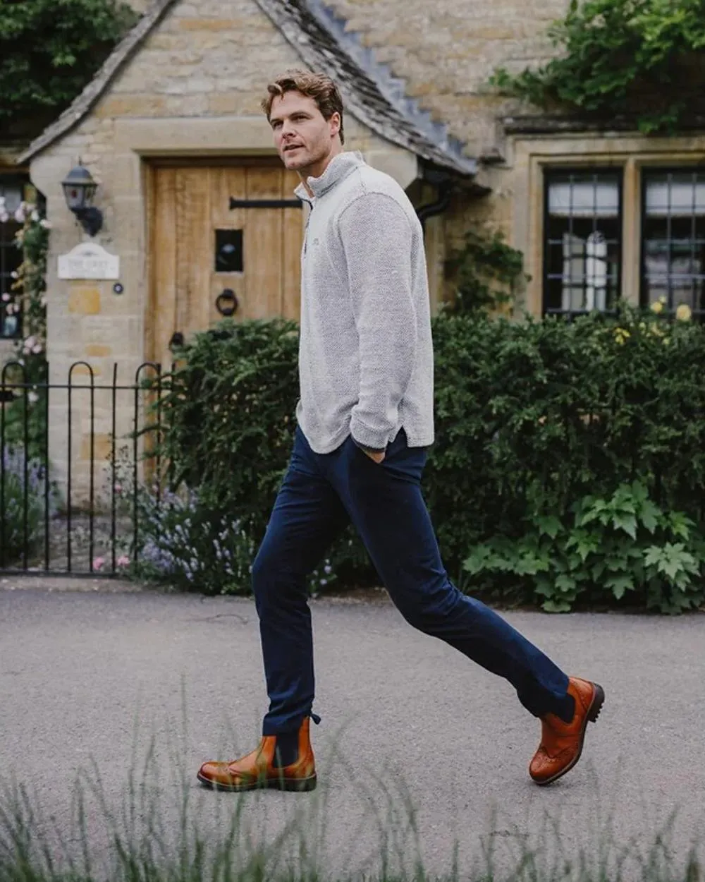 Chaussures Brogues Chelsea de Cirencester dans les Cotswold