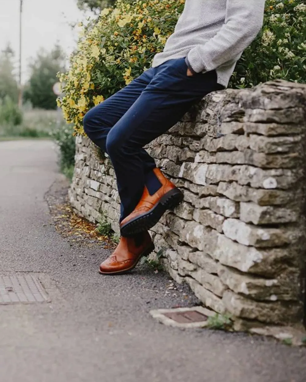 Chaussures Brogues Chelsea de Cirencester dans les Cotswold