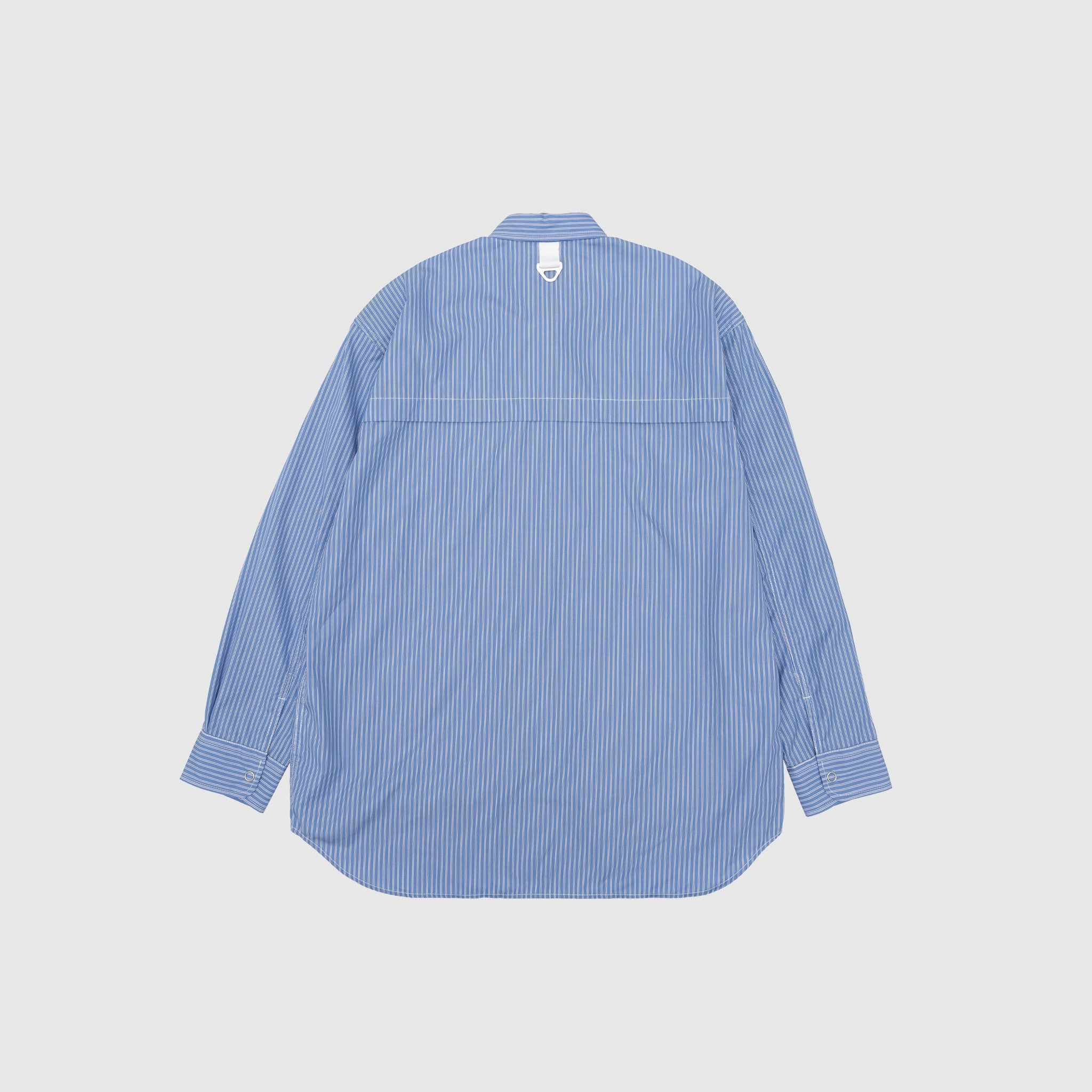 COTTON STRIPE MULTI POCKET L/S SHIRT