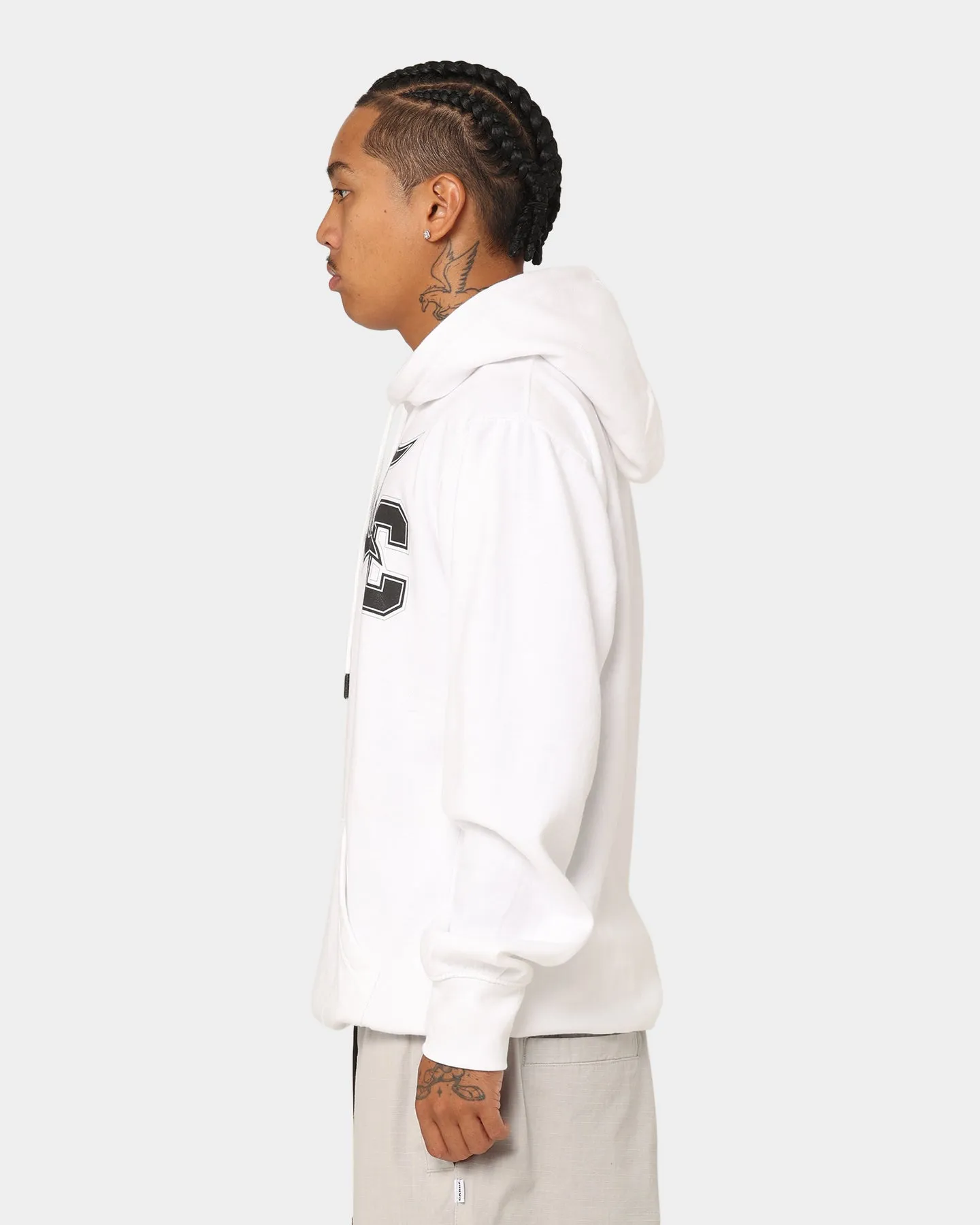 Crooks & Castles Varsity De Vieux Hoodie Blanc