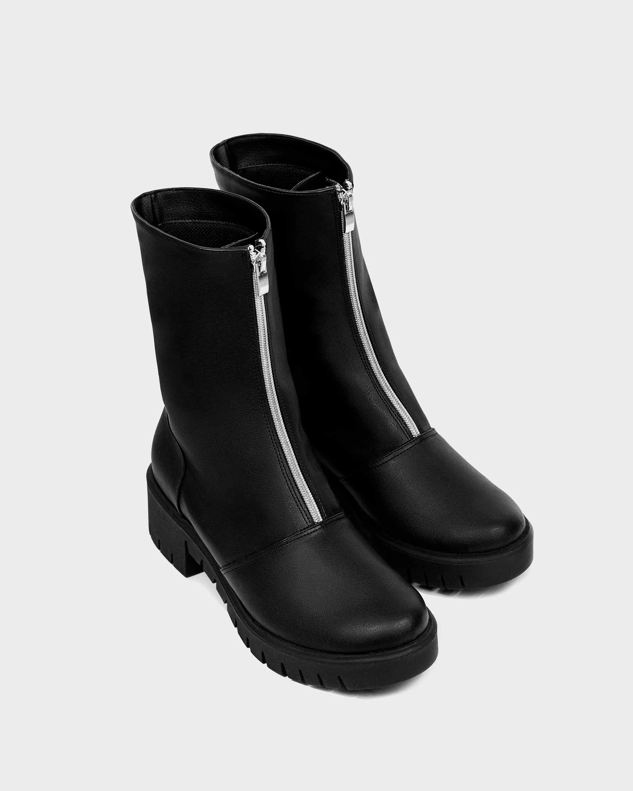 Bottes vegan en cuir de cactus Cyber Desserto® | Noir