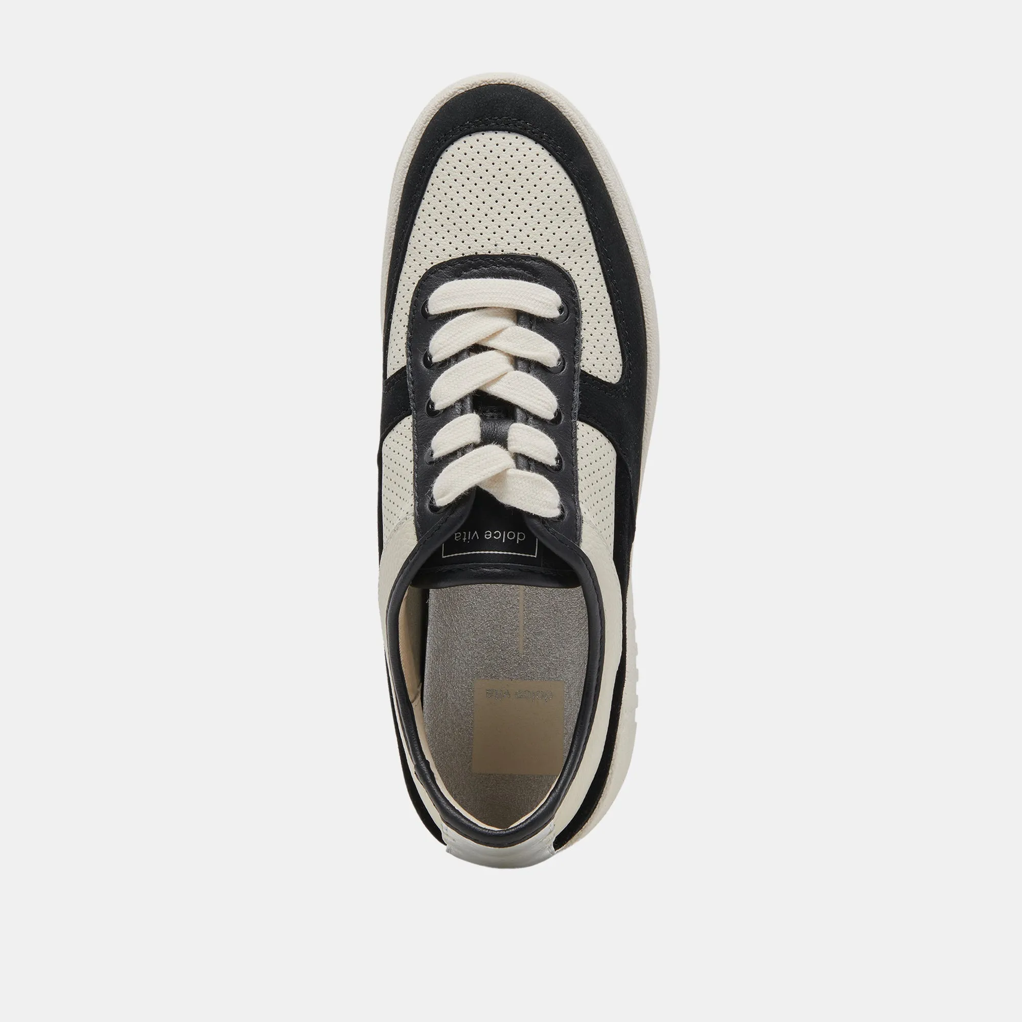 CYRIL SNEAKERS NOIR BLANC CUIR