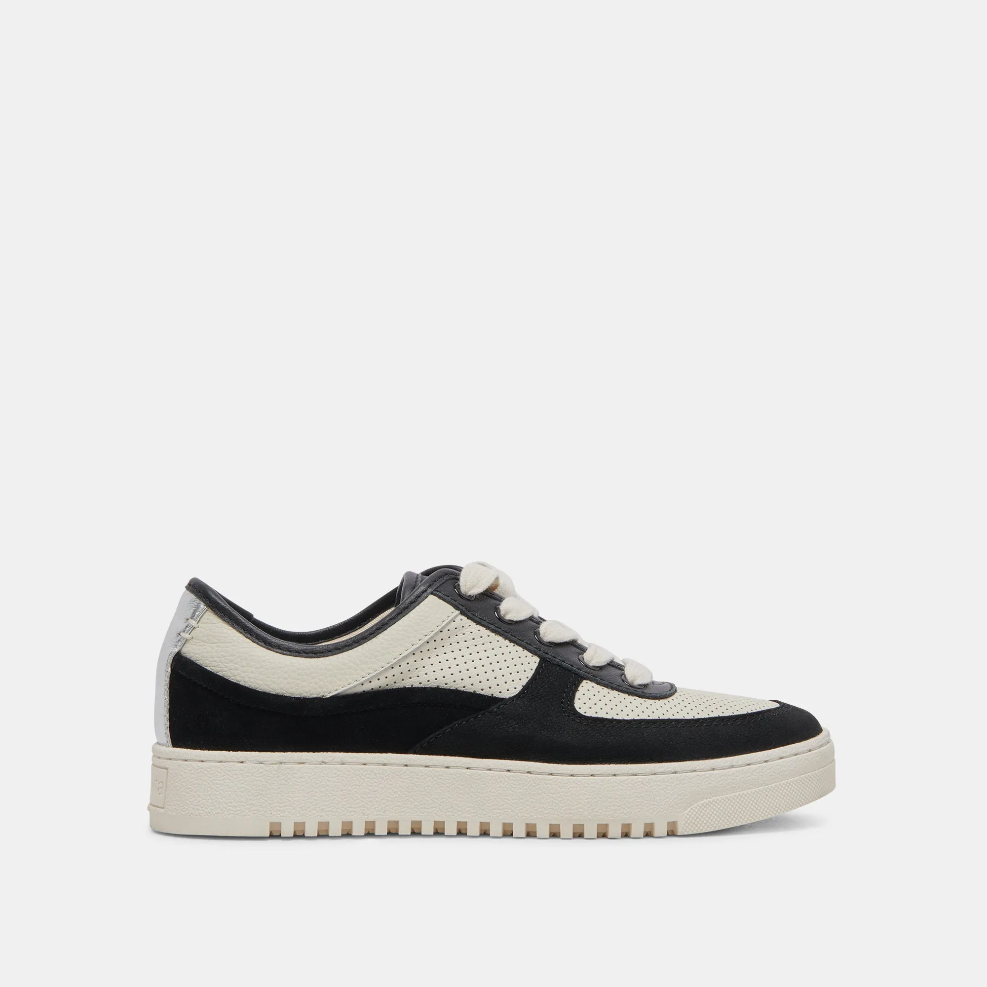 CYRIL SNEAKERS NOIR BLANC CUIR