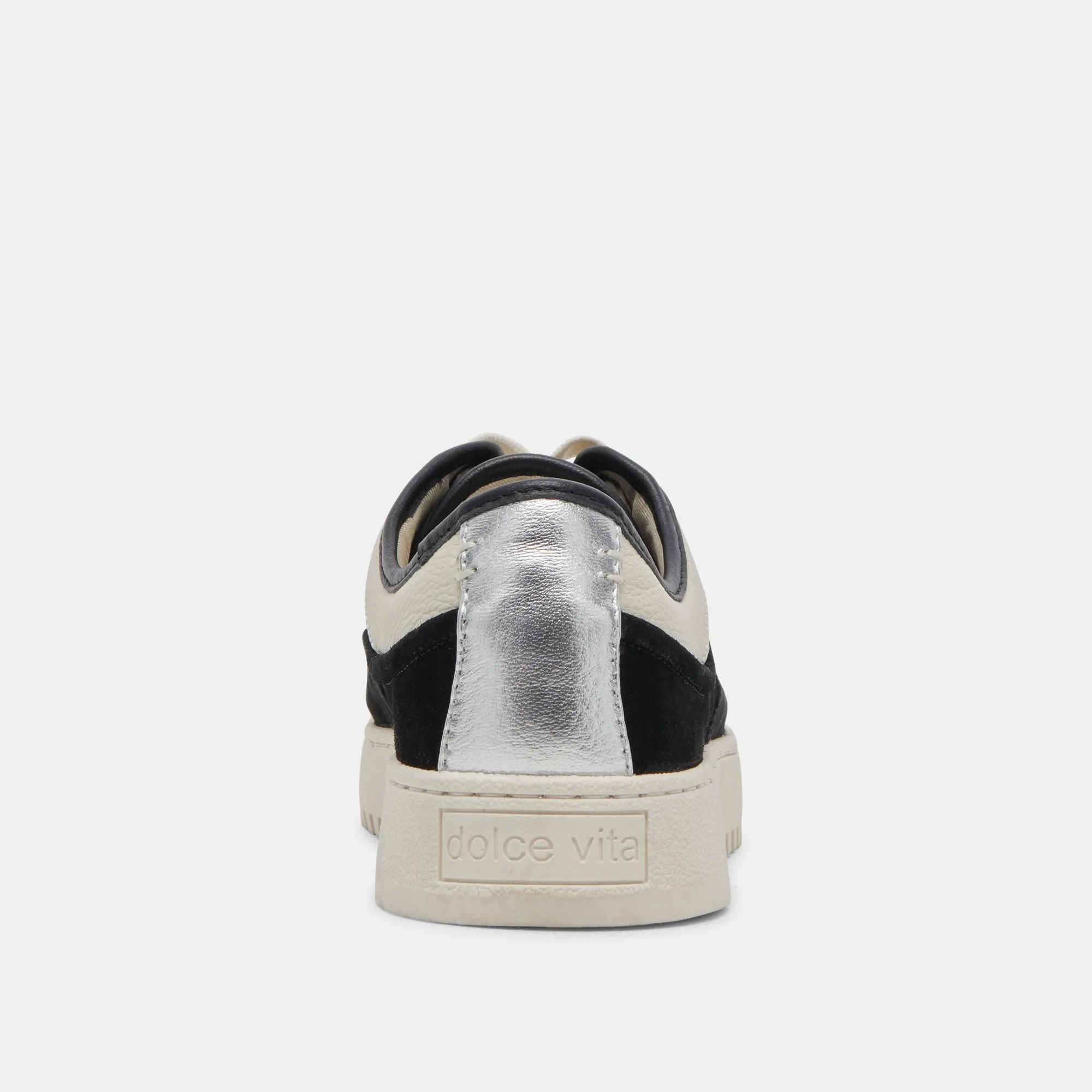 CYRIL SNEAKERS NOIR BLANC CUIR
