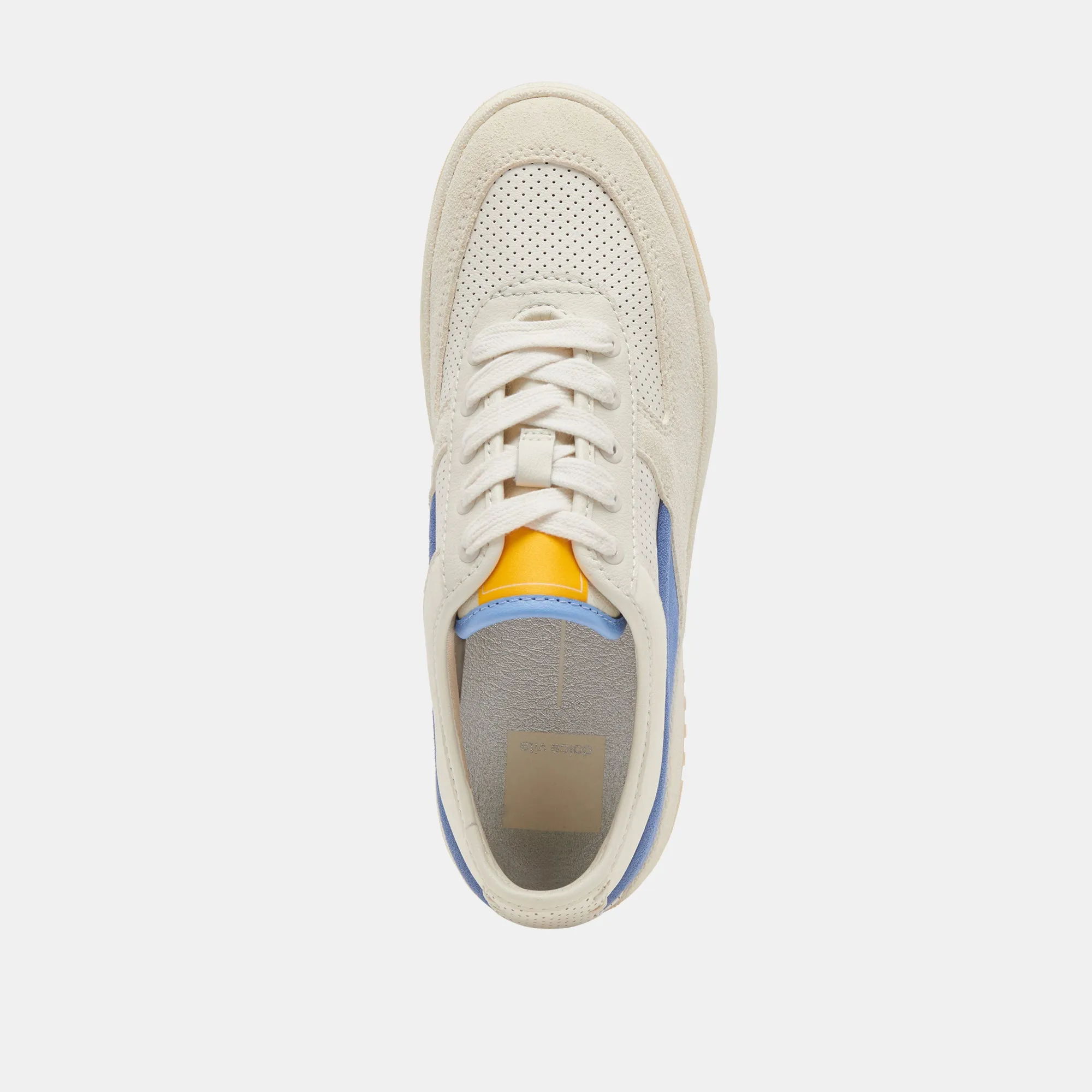 CYRIL SNEAKERS BLEU MULTI CUIR