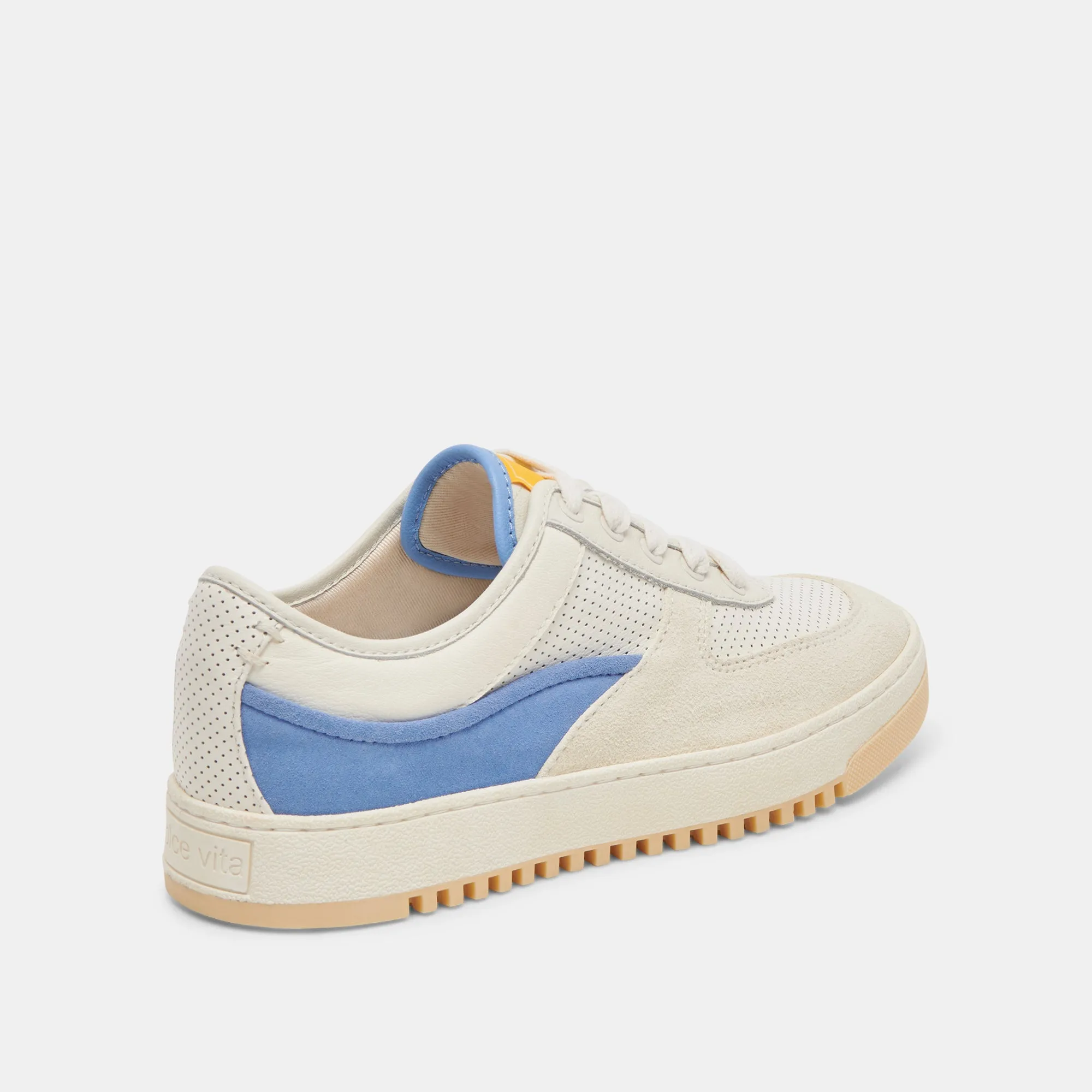 CYRIL SNEAKERS BLEU MULTI CUIR